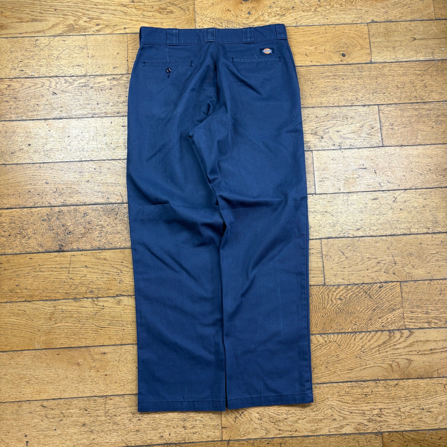 Vintage Dickies 874 Navy Skate Baggy Trousers - 34