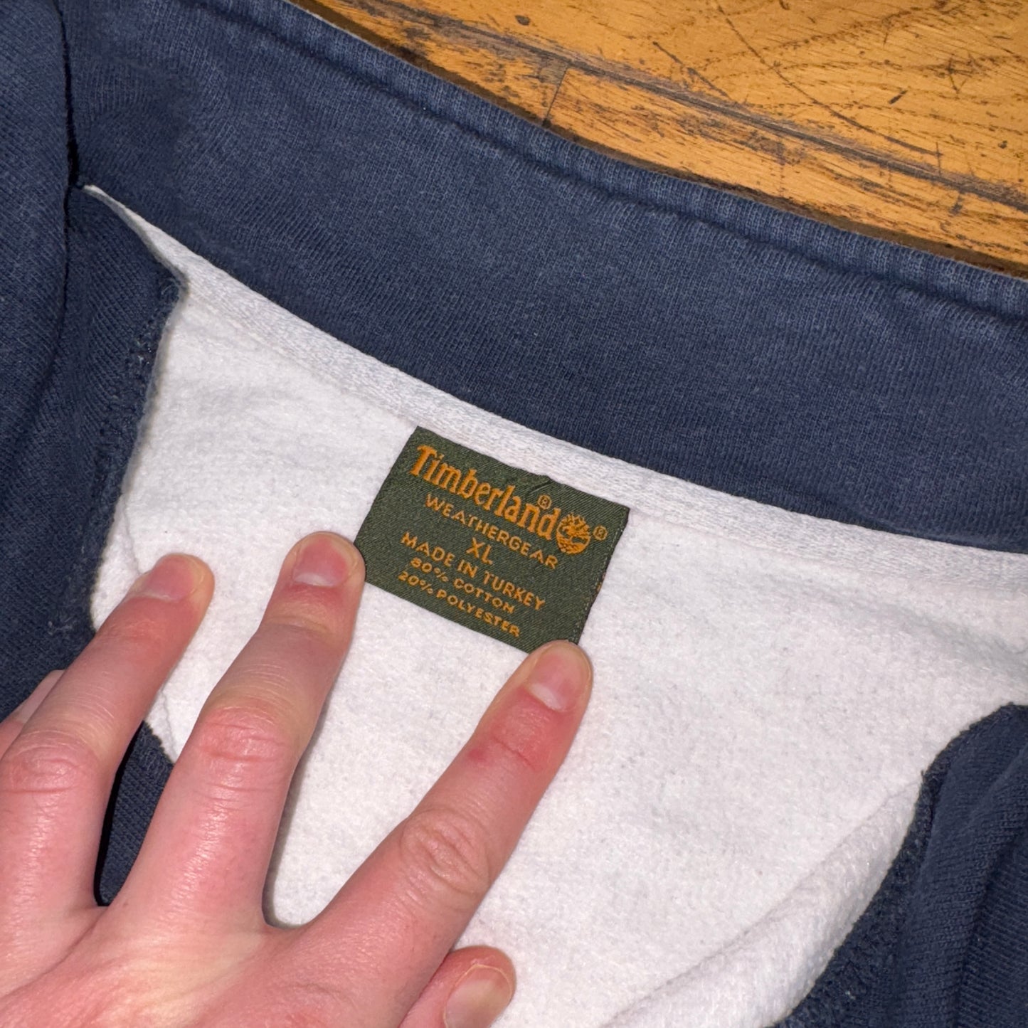 Vintage Timberland Grey Embroidered Zip Sweatshirt - 2XL