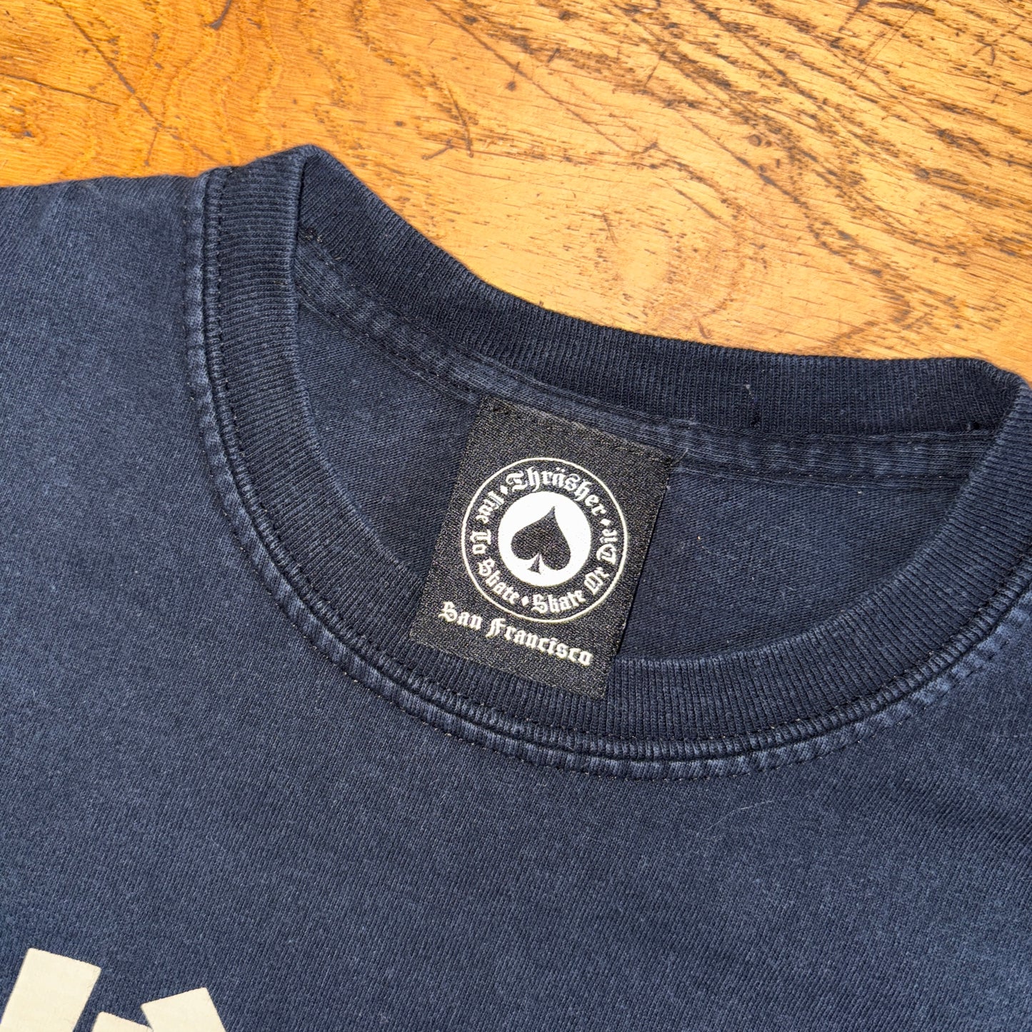 Vintage Thrasher Black Skate  Graphic T-Shirt - S