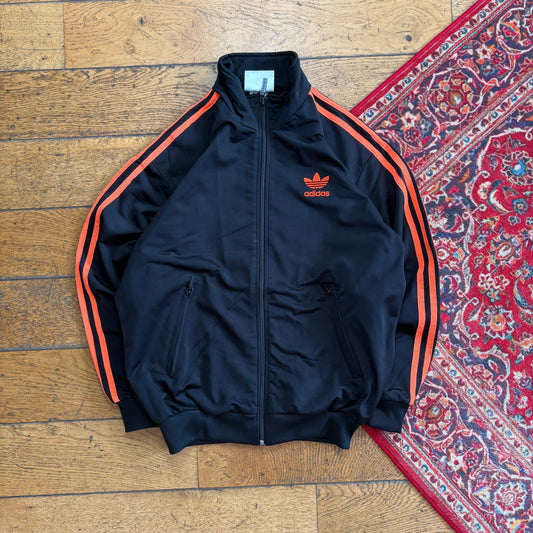 Vintage 90s Adidas Black Tracksuit Track Shell Windbreaker Jacket - XS