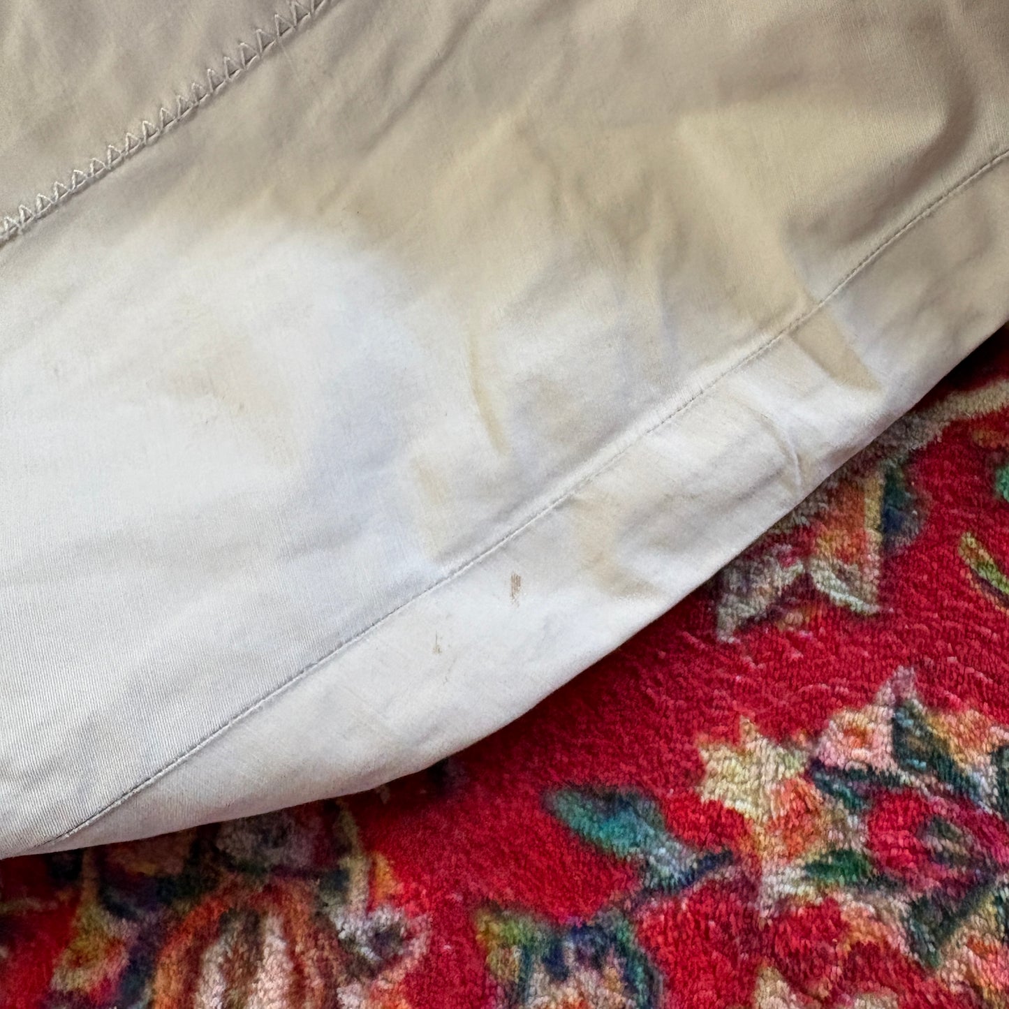 Vintage 90s Sisley Cream Parka Jacket - XL