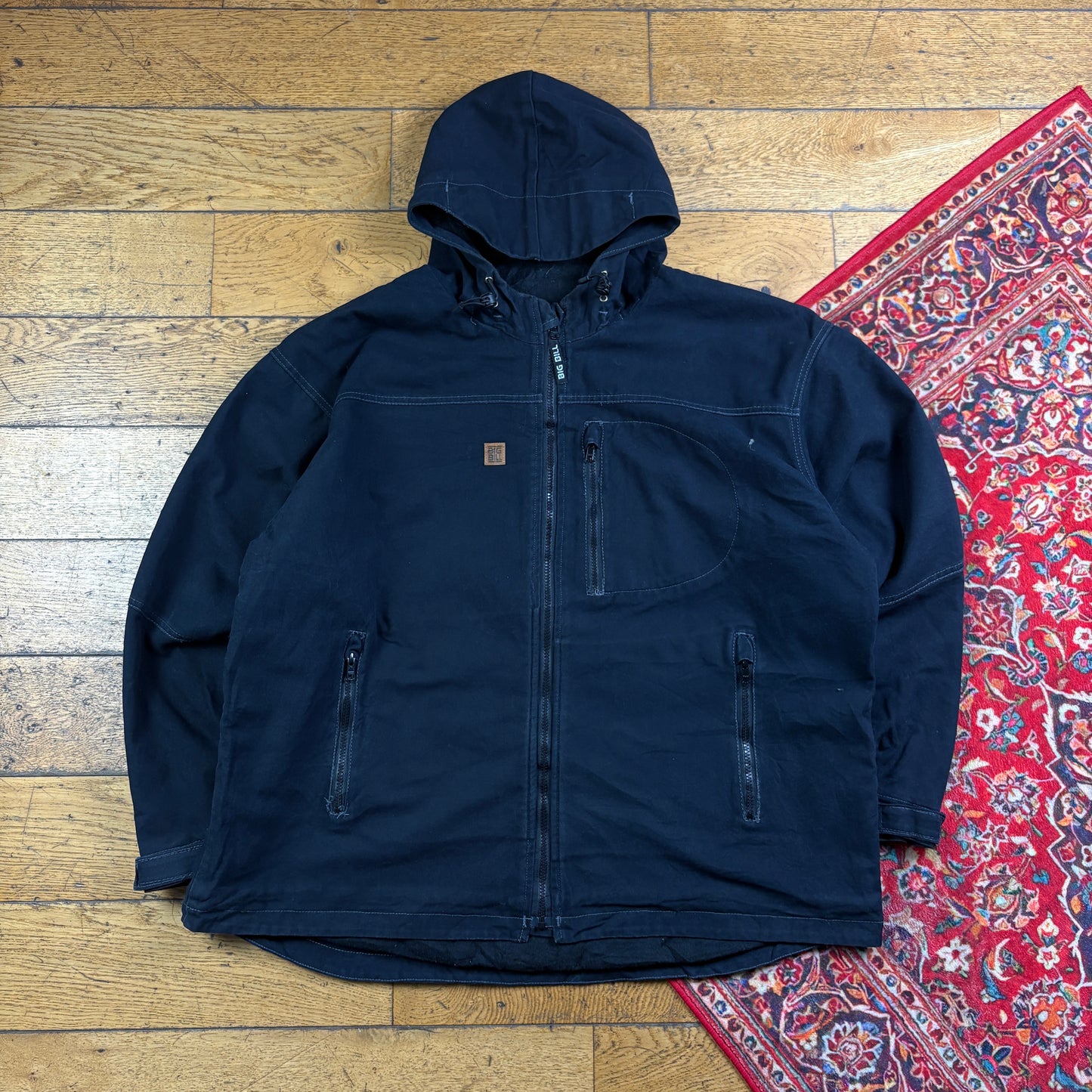 Vintage Black Workwear Carhartt Active Style Jacket - XL