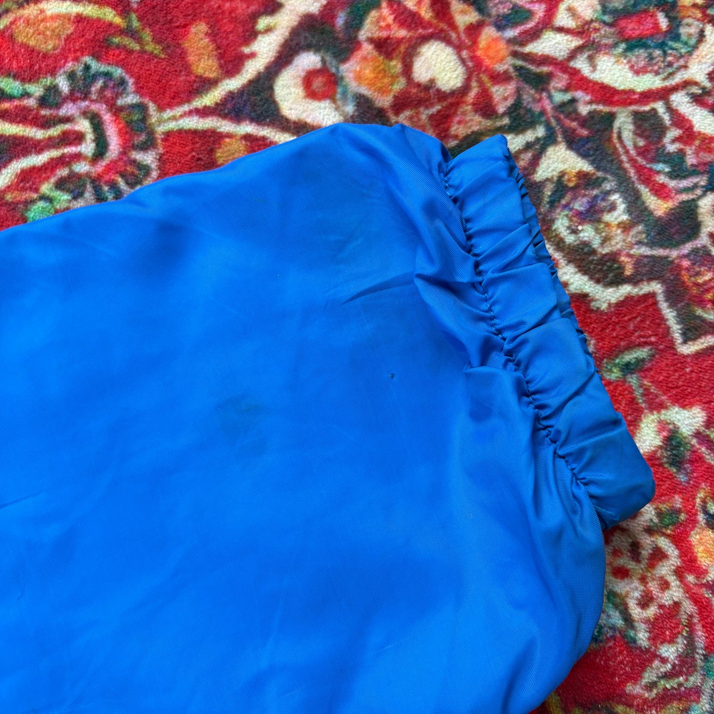 Vintage Blue Nylon Coach Harrington Jacket - L