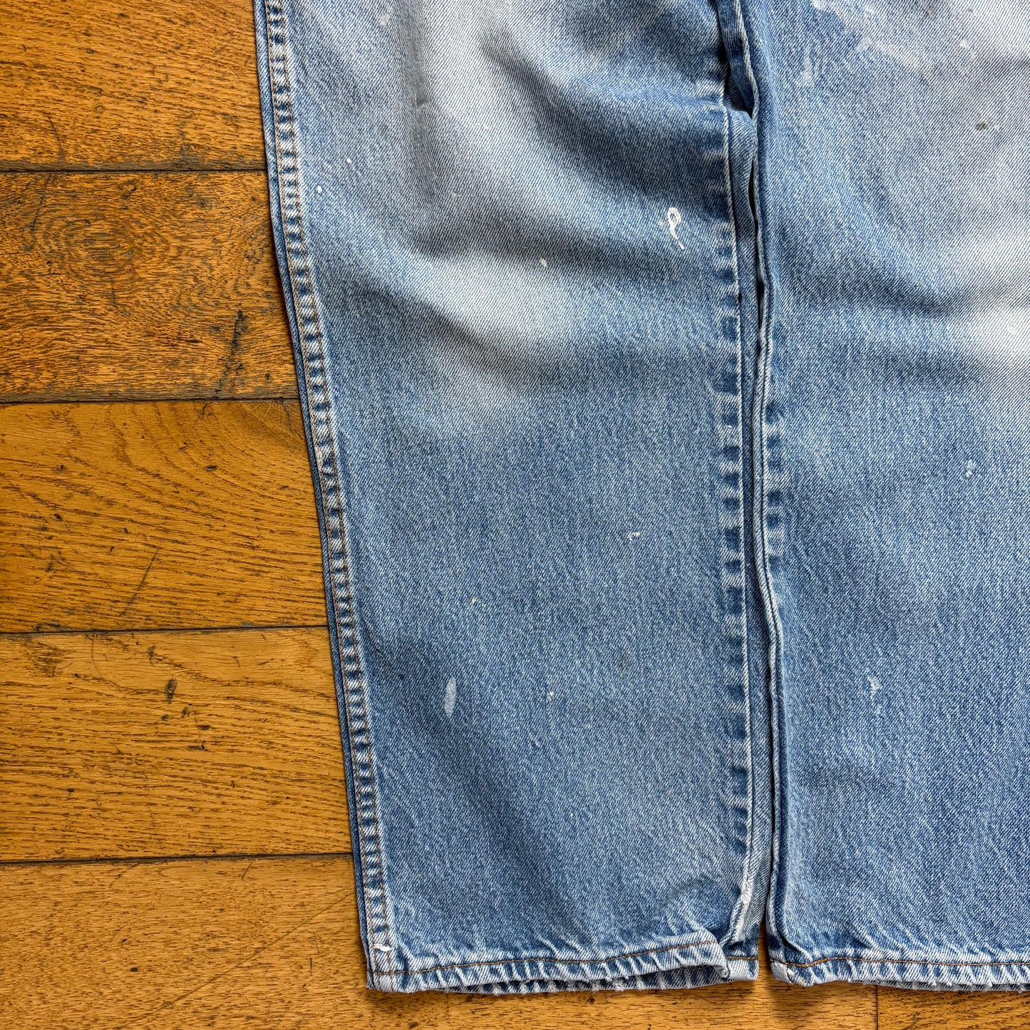 Vintage Dickies Workwear Carpenter Baggy Blue Jeans - 38S