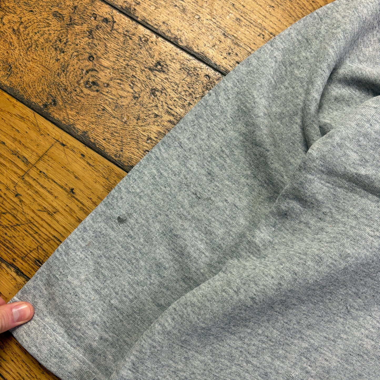 Vintage 90s Grey Hip Hop Hoodie Sweatshirt - 2XL