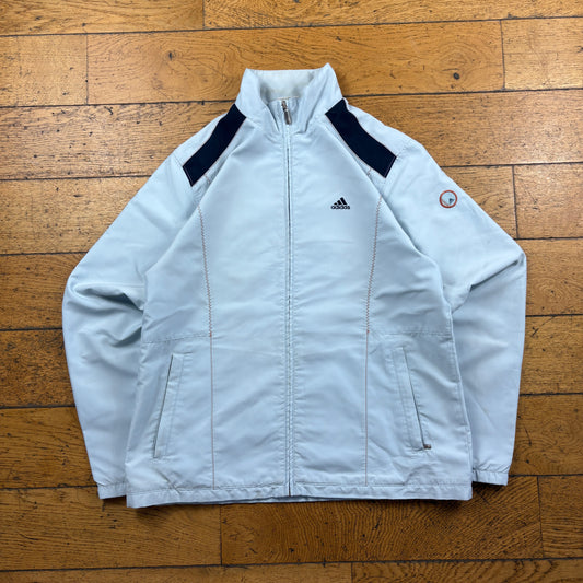 Vintage Adidas Blue Tracksuit Track Shell Windbreaker Jacket - Size 12