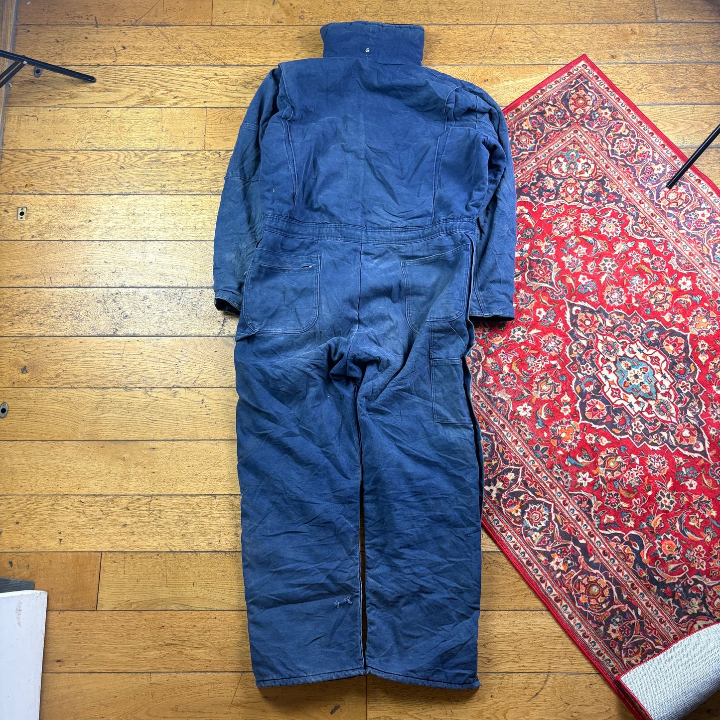 Workwear Blue Boiler Suit Dungarees Heavy Duty - L