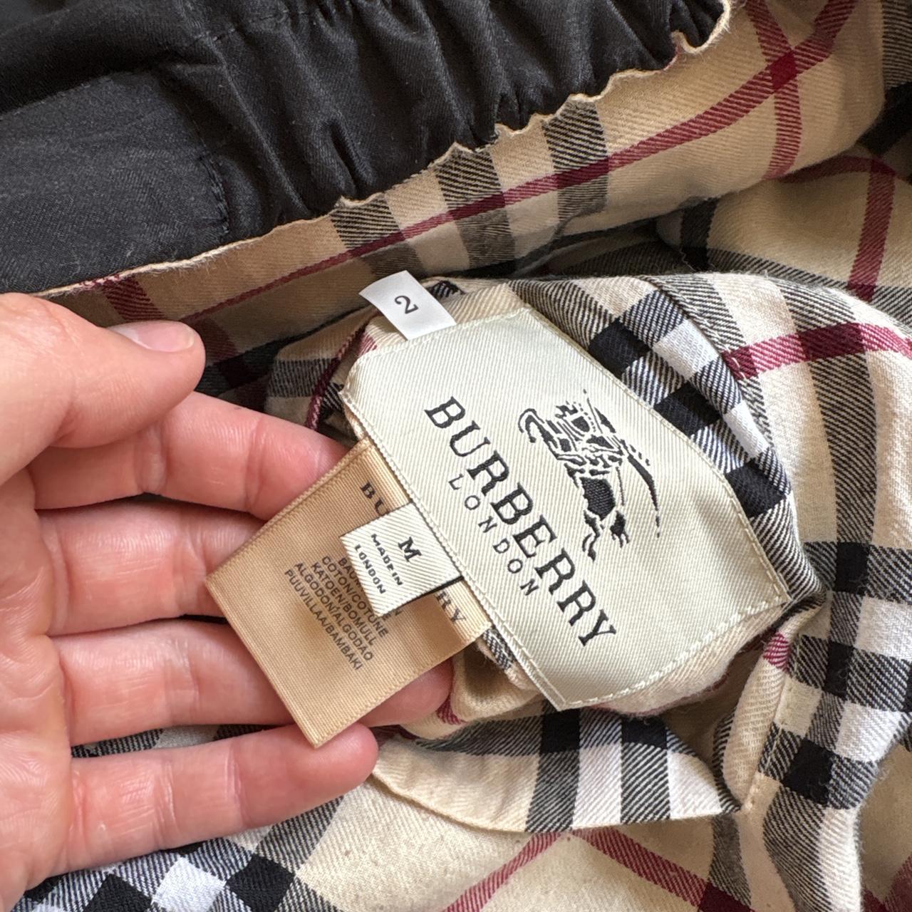 Vintage Burberry Reverisble Nova Check Black Harrington Jacket - M