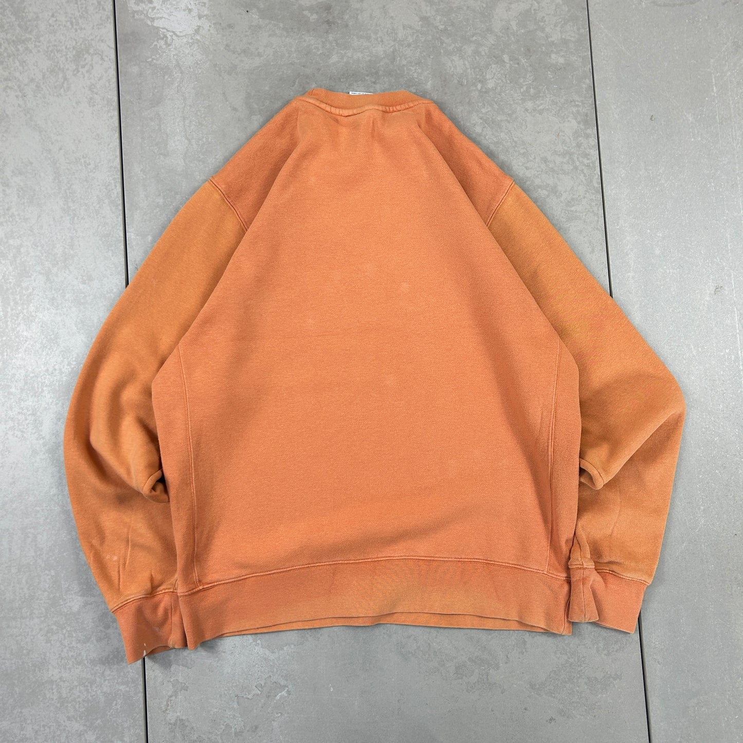 Vintage Nike Orange Embroidered Sweatshirt - S