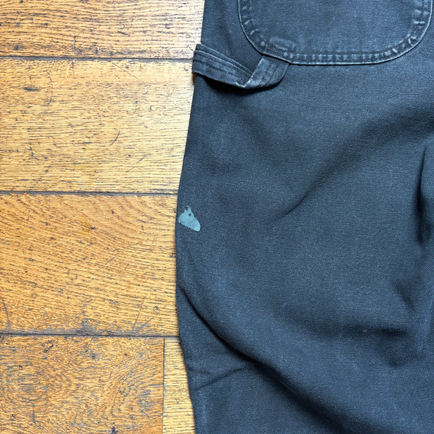 Vintage Dickies Workwear Carpenter Black Baggy Trousers - 38L