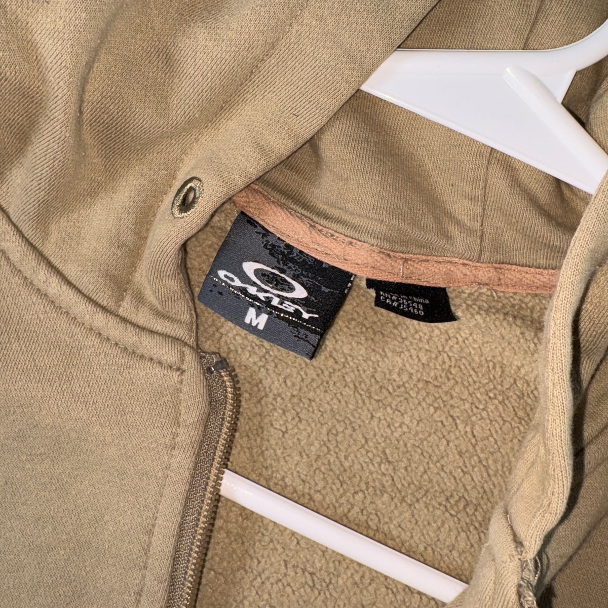 Oakley 00s Green Zip Hoodie Sweatshirt - S