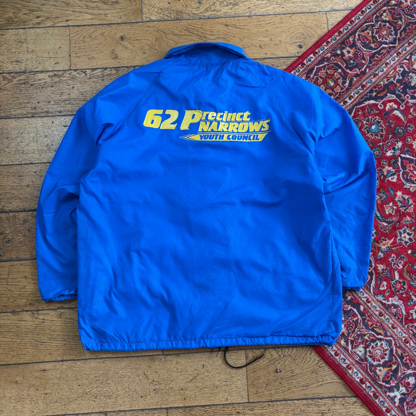 Vintage Blue Nylon Coach Harrington Jacket - XL