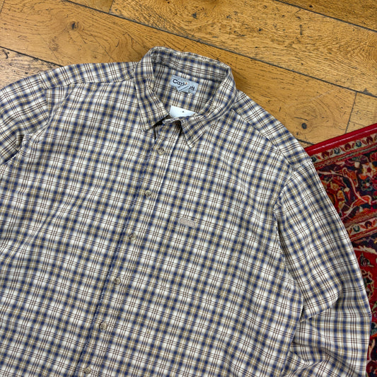 Vintage Carhartt Cream Check Shirt - XL