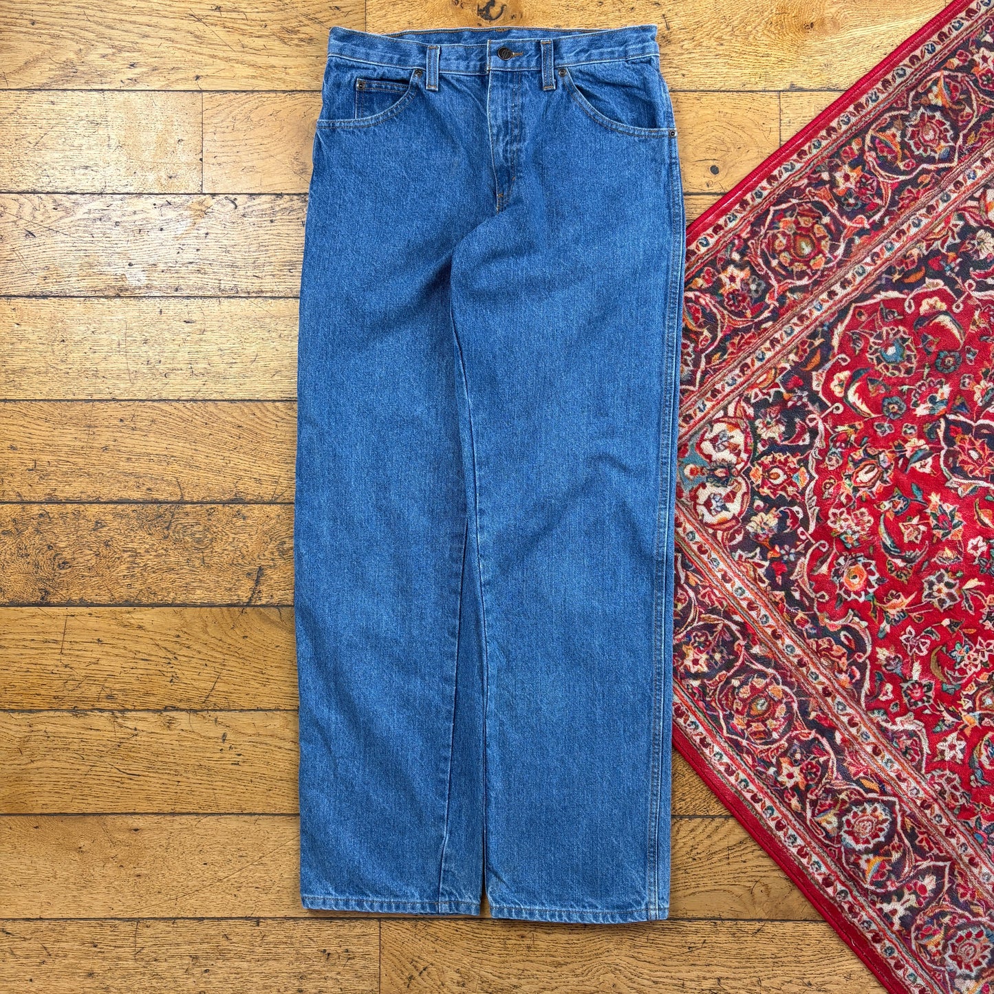 Vintage Dickies Blue Workwear Carpenter Baggy Jeans - 32