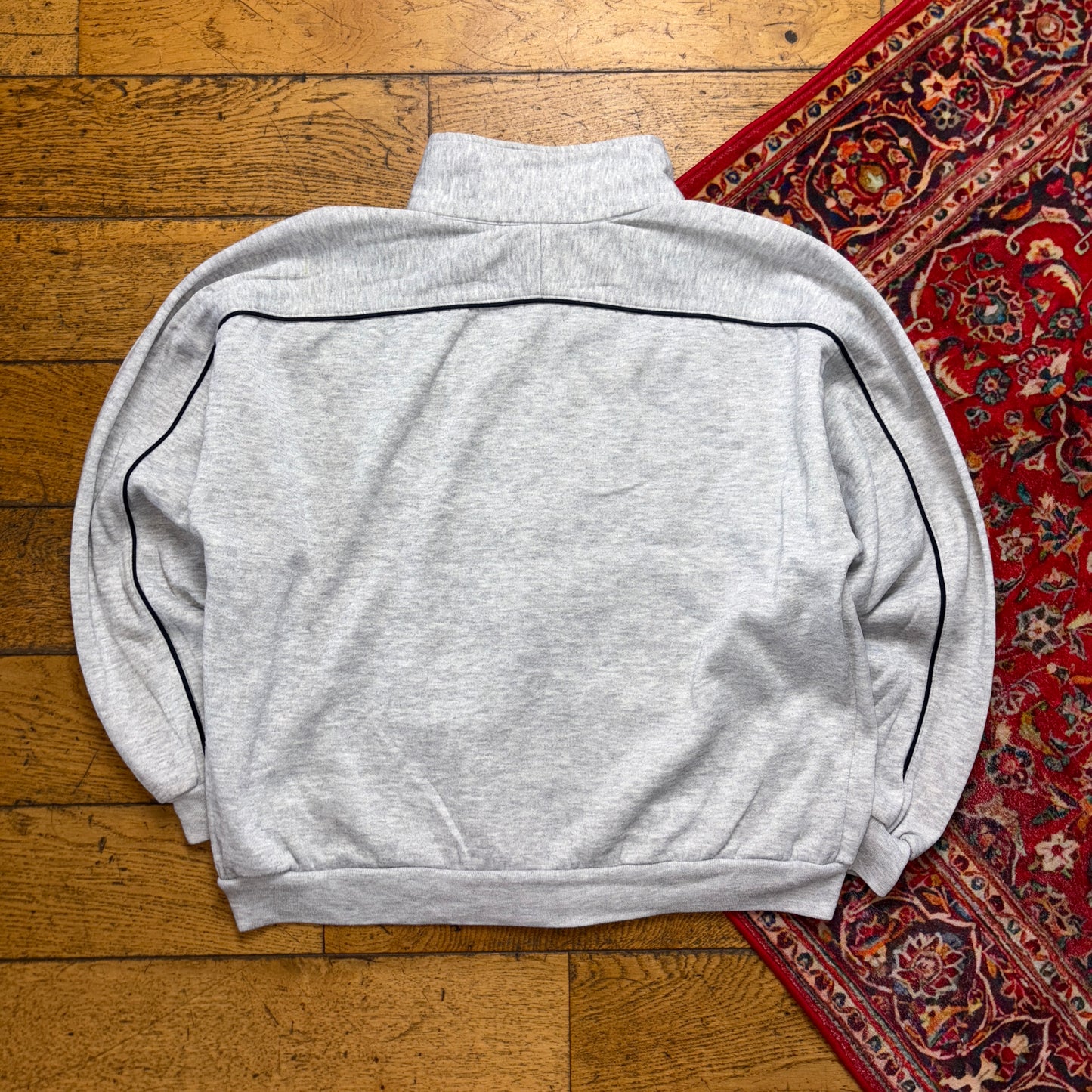 Vintage 90s Adidas Grey Embroidered Sweatshirt - M