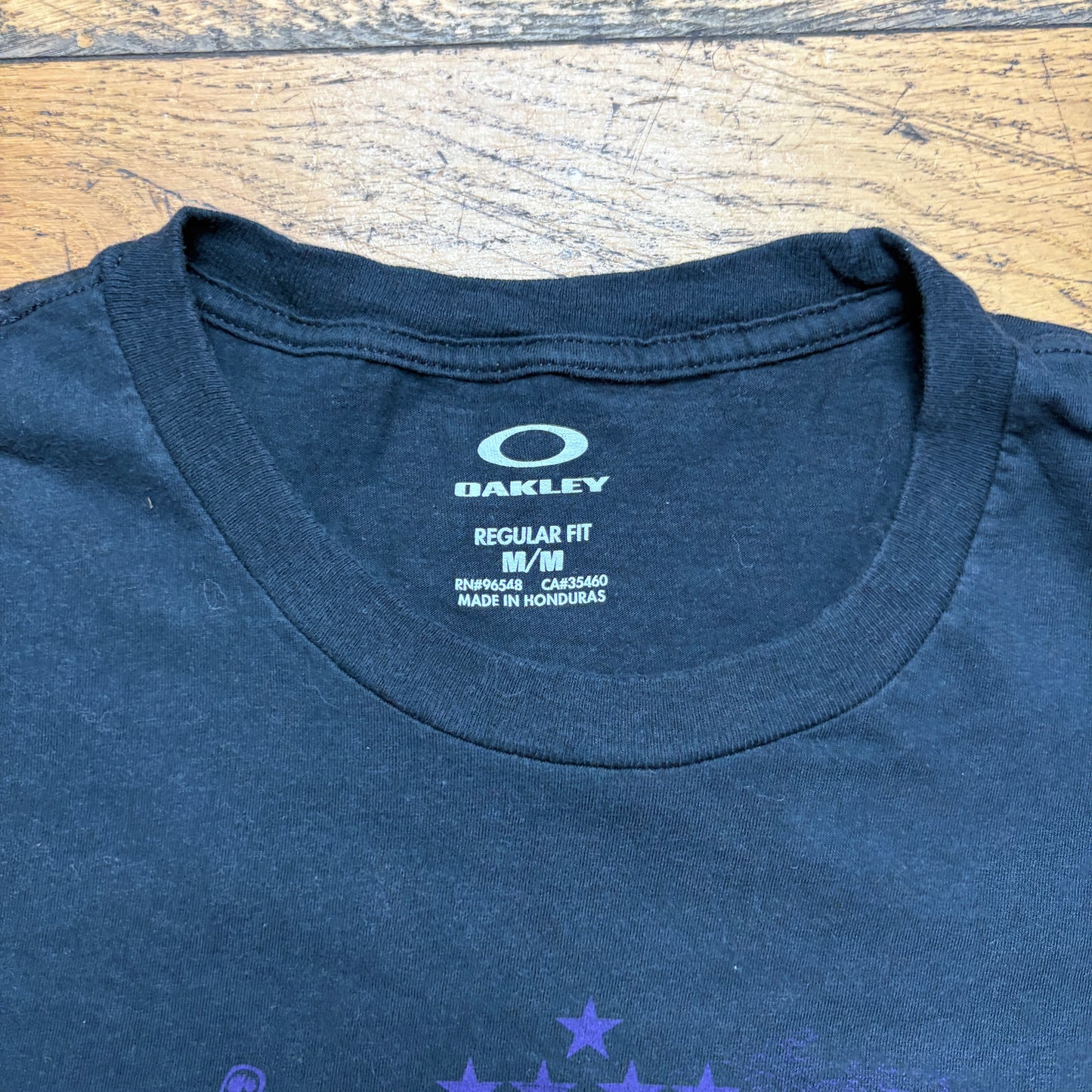 Vintage Oakley Black Graphic T-Shirt - S