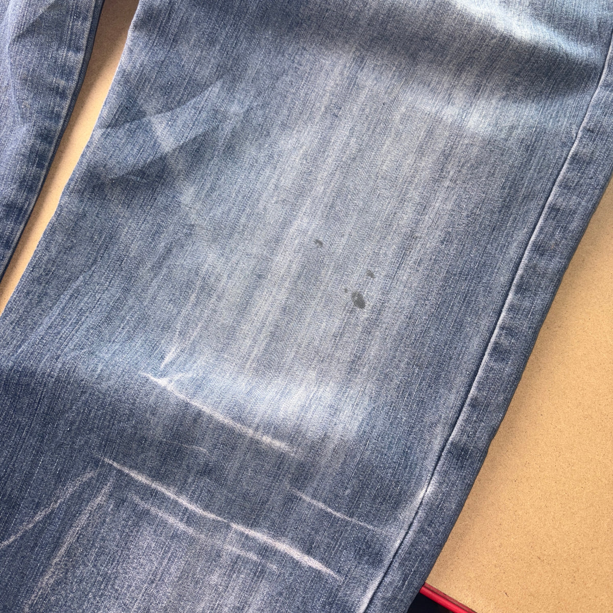 Embroidered Blue Japanese Denim Hip Hop Y2K Baggy Jeans - 30S