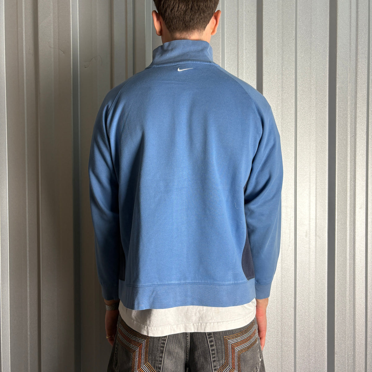 Vintage Nike Blue 00s Y2K Womens Tracksuit Track Jacket - XL