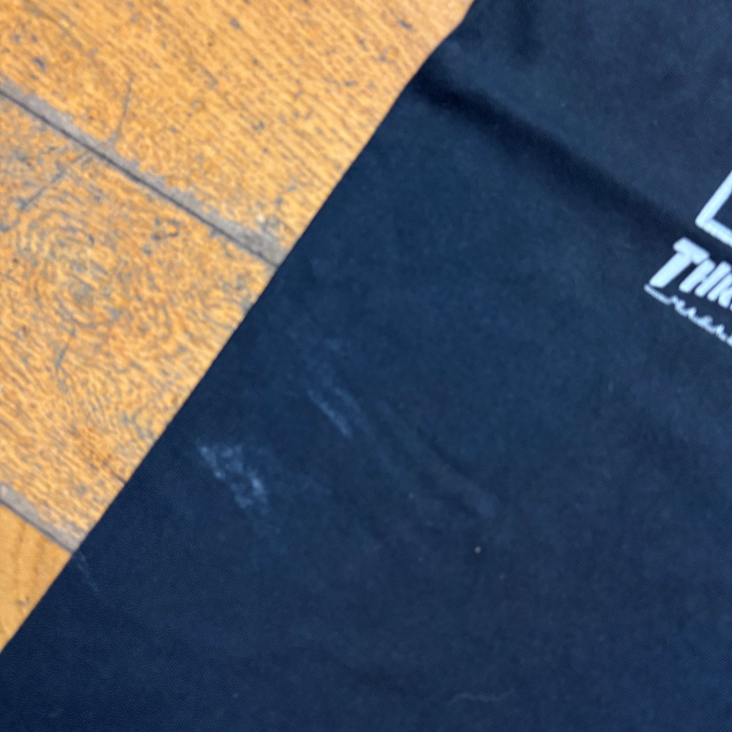 Vintage Thrasher Black Skate Graphic T-Shirt - M