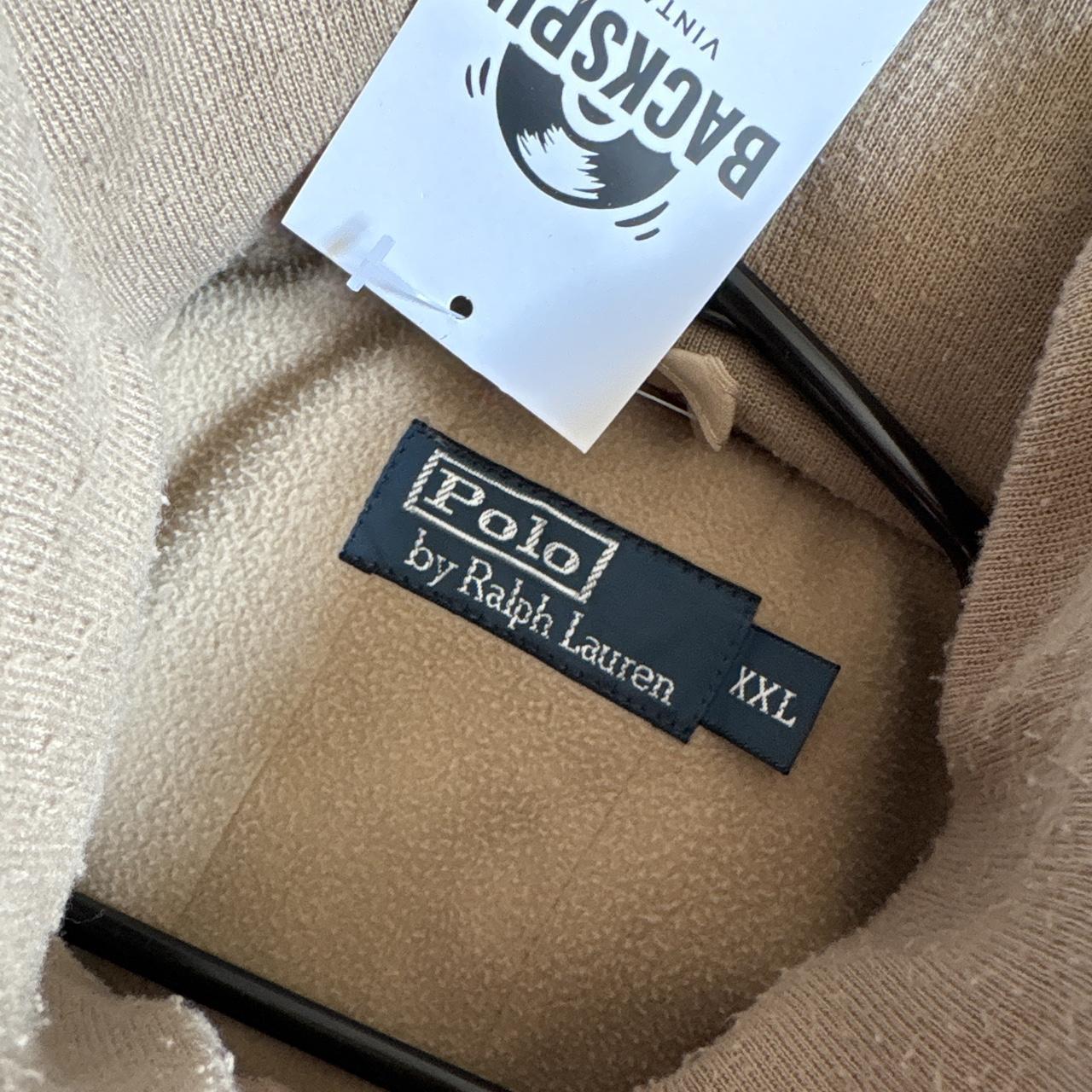 Vintage Ralph Lauren Cream Harrington Fleece Lined Jacket - 2XL