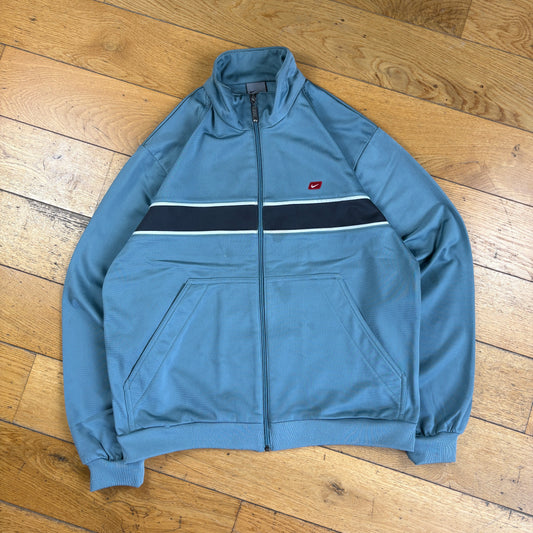 Vintage Nike Blue Tracksuit Track Shell Windbreaker Jacket - S