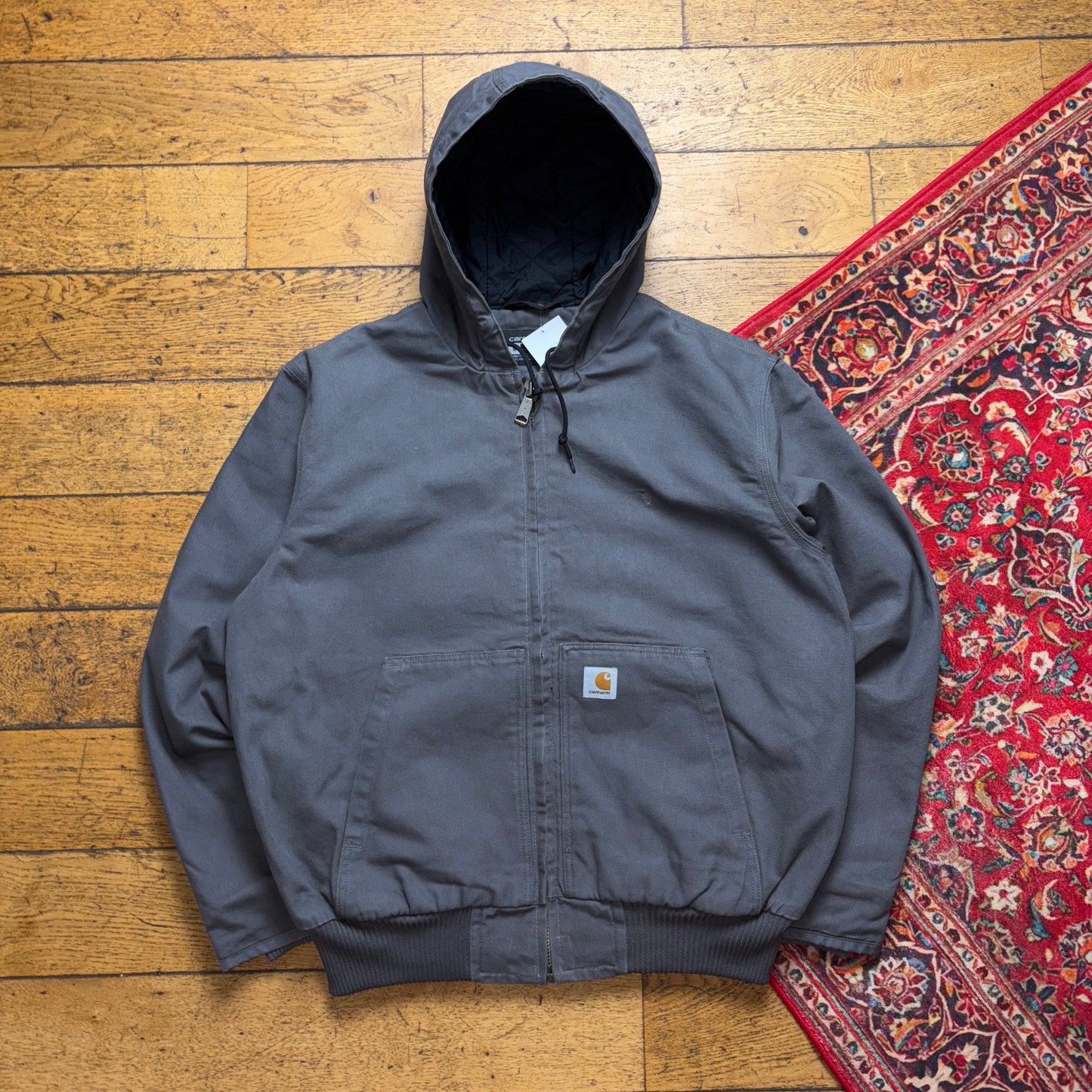 Vintage Carhartt Grey Active Workwear Jacket - M