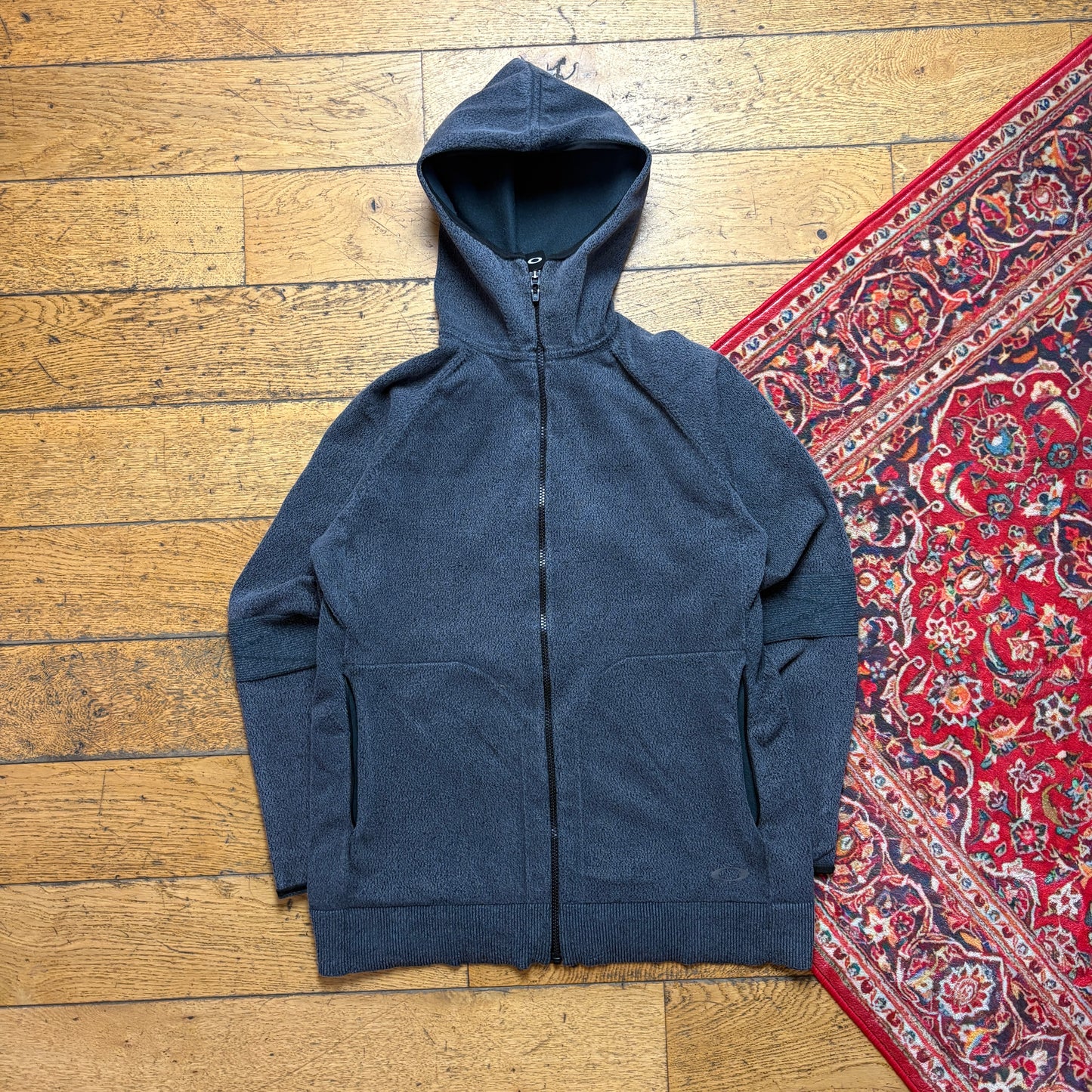 Vintage Oakley Grey Hoodie Sweatshirt - XS