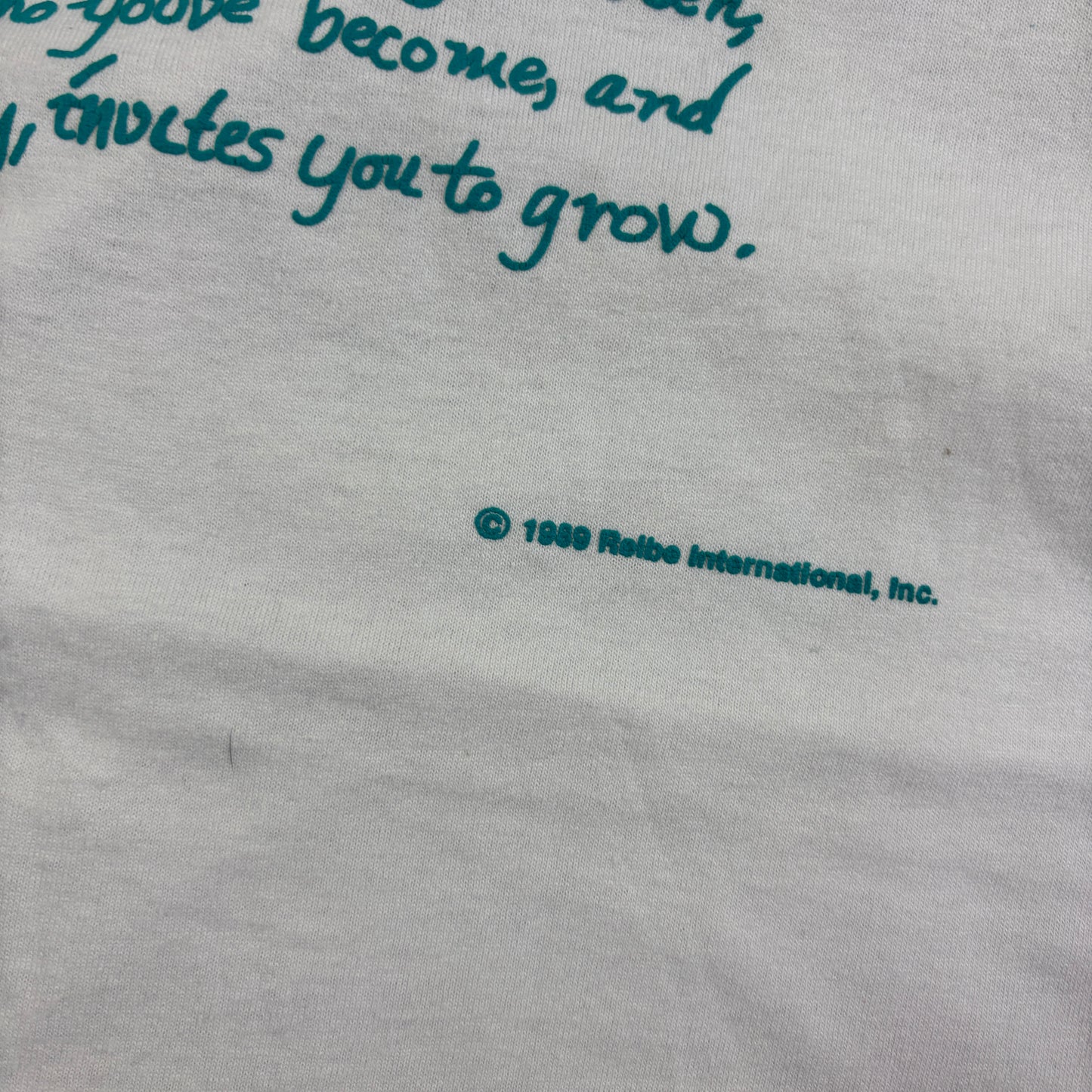 Vintage 1989 Friends White Funny Single Stitch Graphic T-Shirt - M