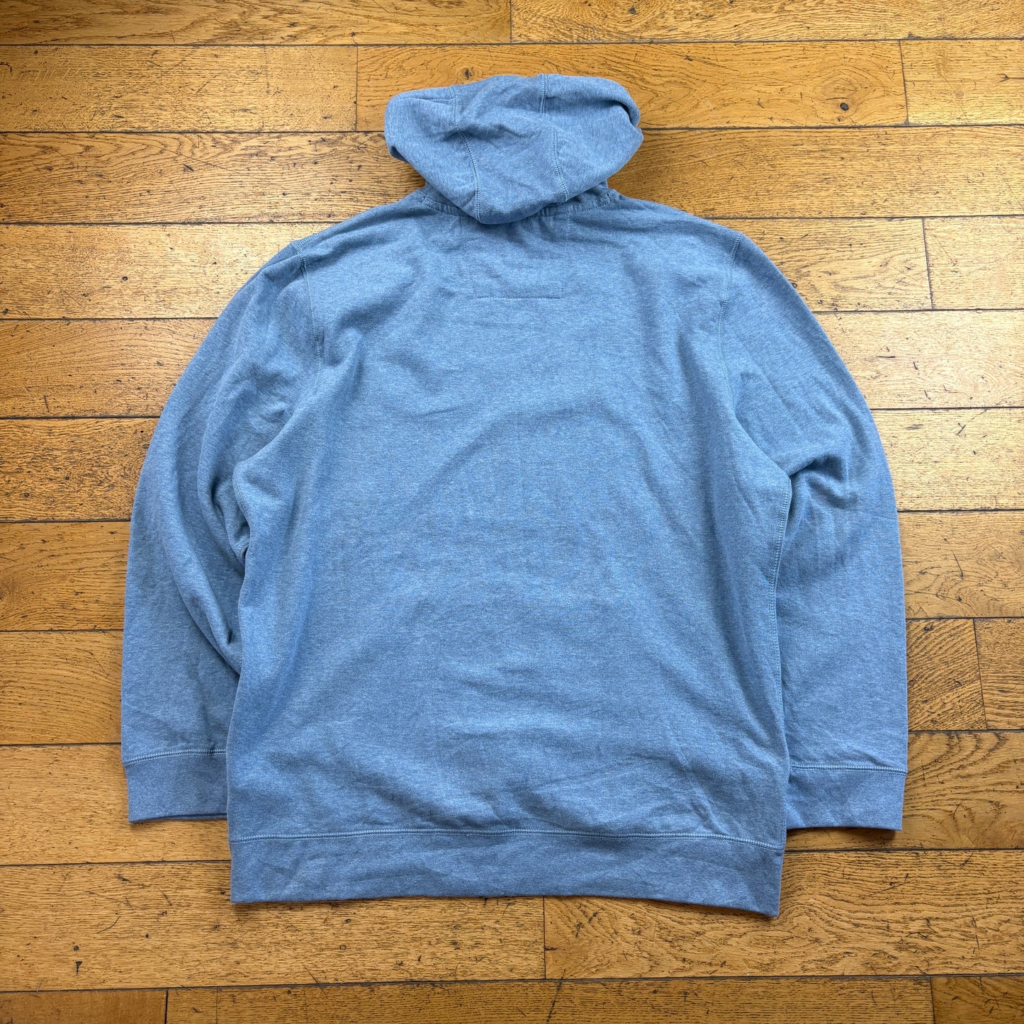 Vintage Nautica Blue Embroidered Hoodie Sweatshirt - XXL