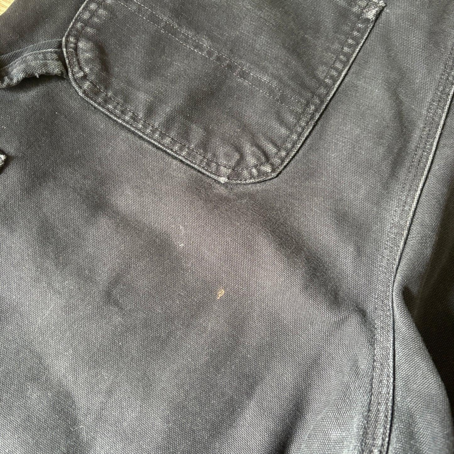 Vintage Carhartt Black Workwear Carpenter Baggy Trousers - 34L