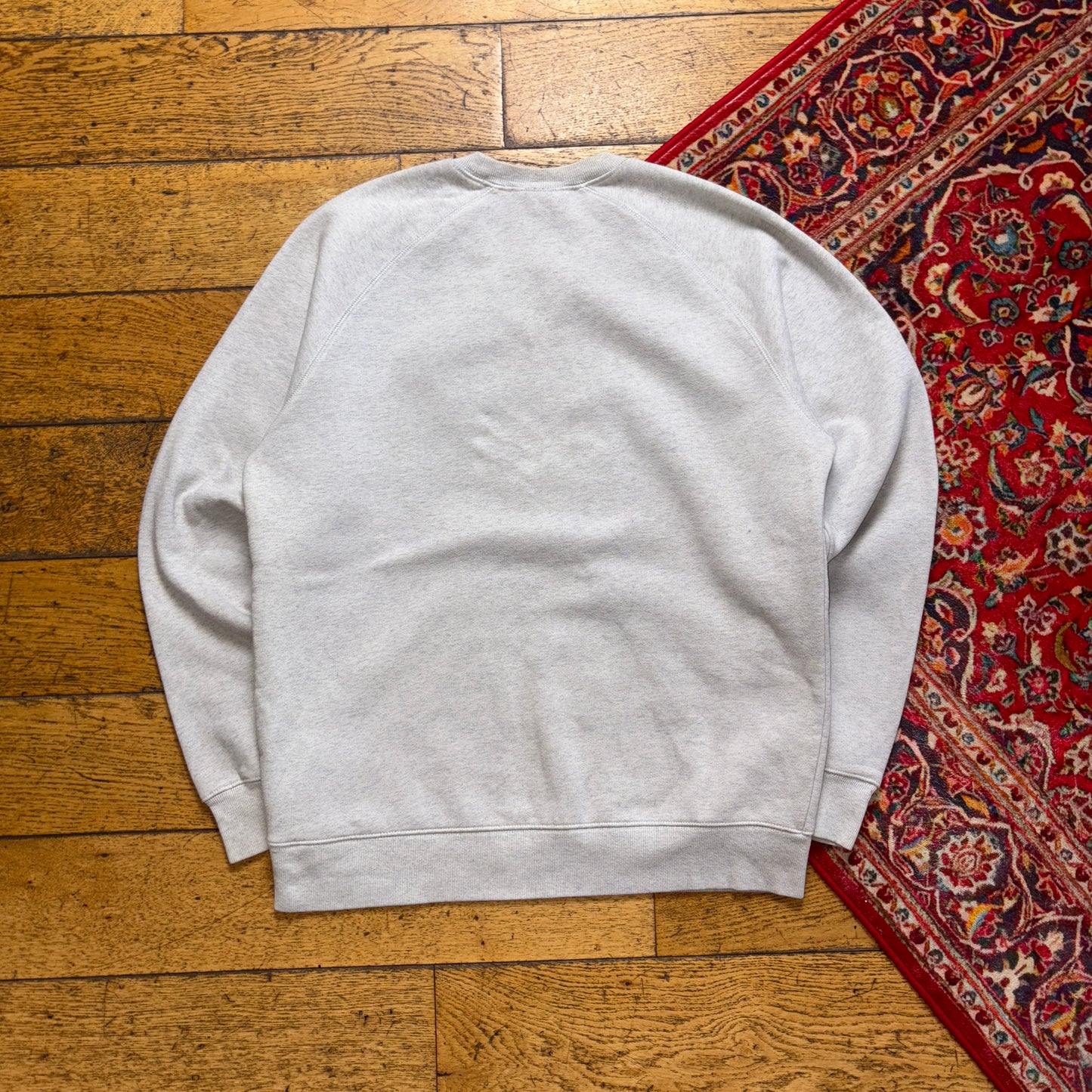 Vintage Carhartt Wip Grey Embroidered Sweatshirt - M