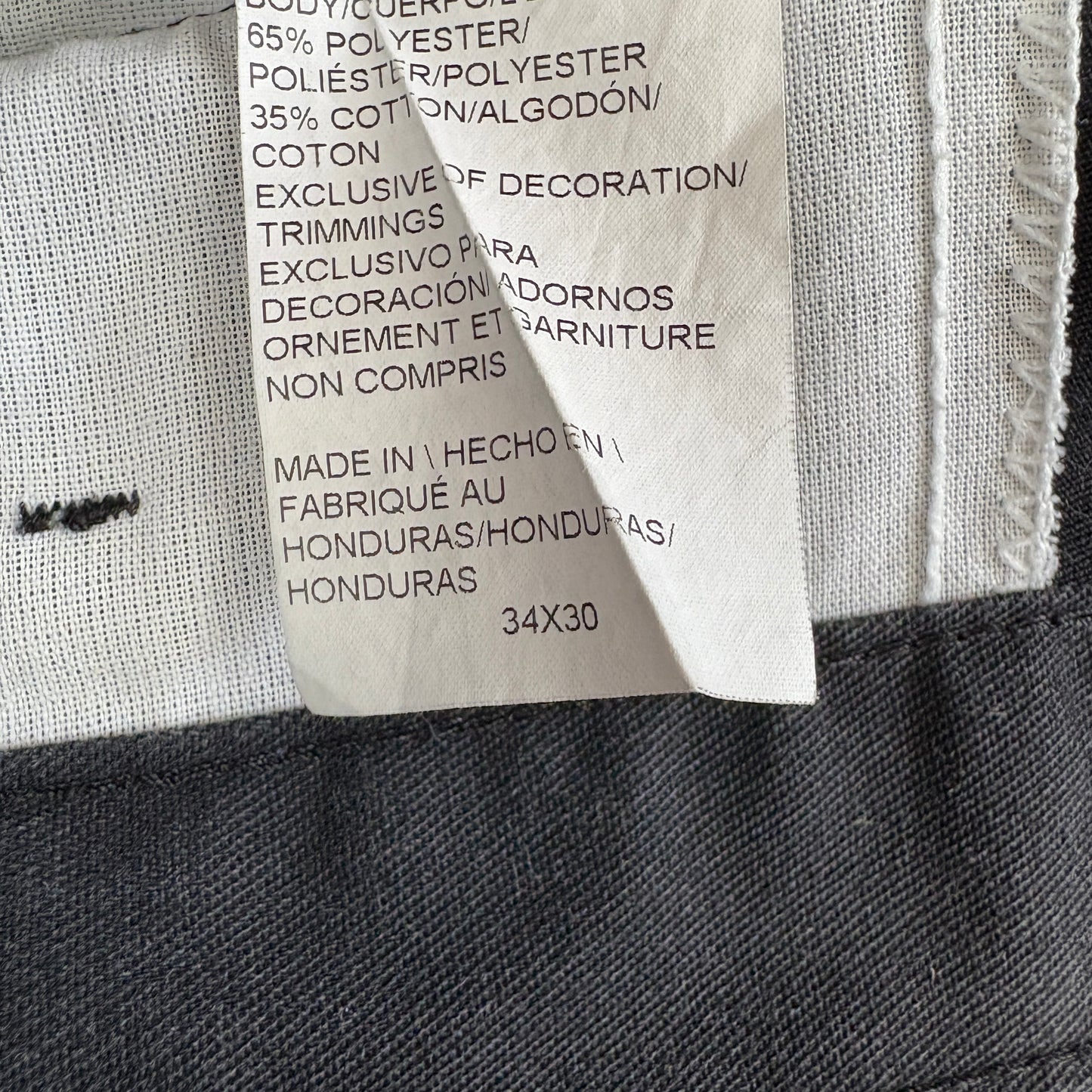 Vintage Dickies 874 Black Cargo Baggy Skate Trousers - 34