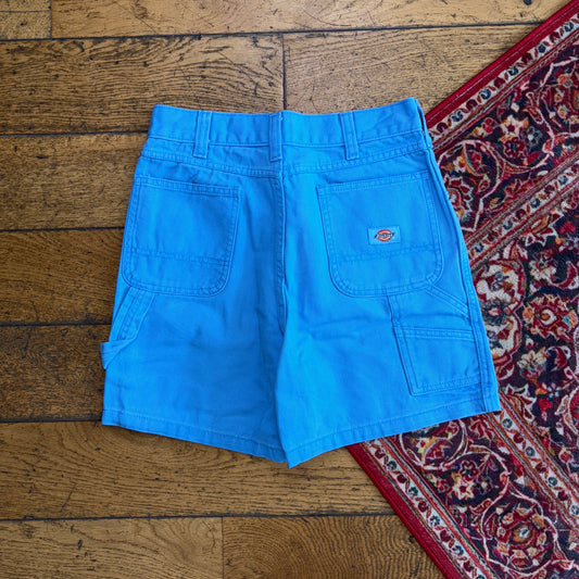 Vintage Dickies Womens Blue Workwear Carpenter Baggy Shorts - Size 8