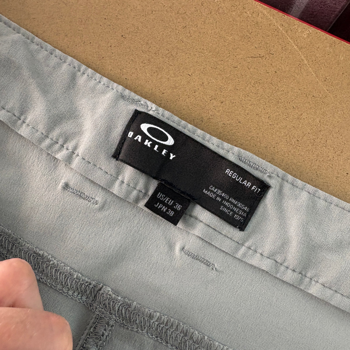 Oakley Grey Golf Slim Trousers - 38R