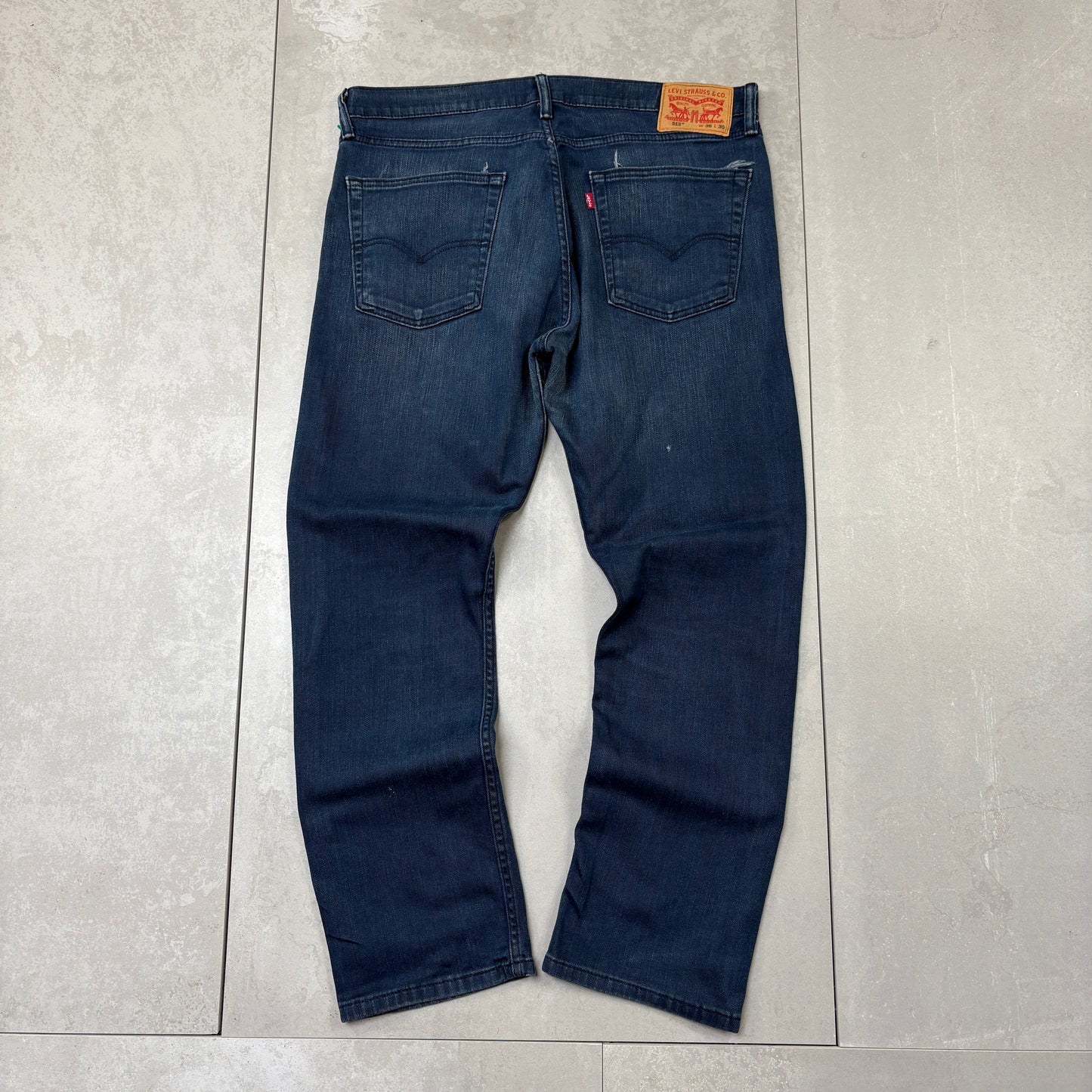 Vintage Levis 513 Straight Blue Denim Jeans - 36