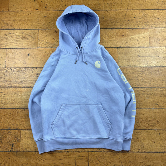 Vintage Carhartt Womens Purple Hoodie Sweatshirt - M