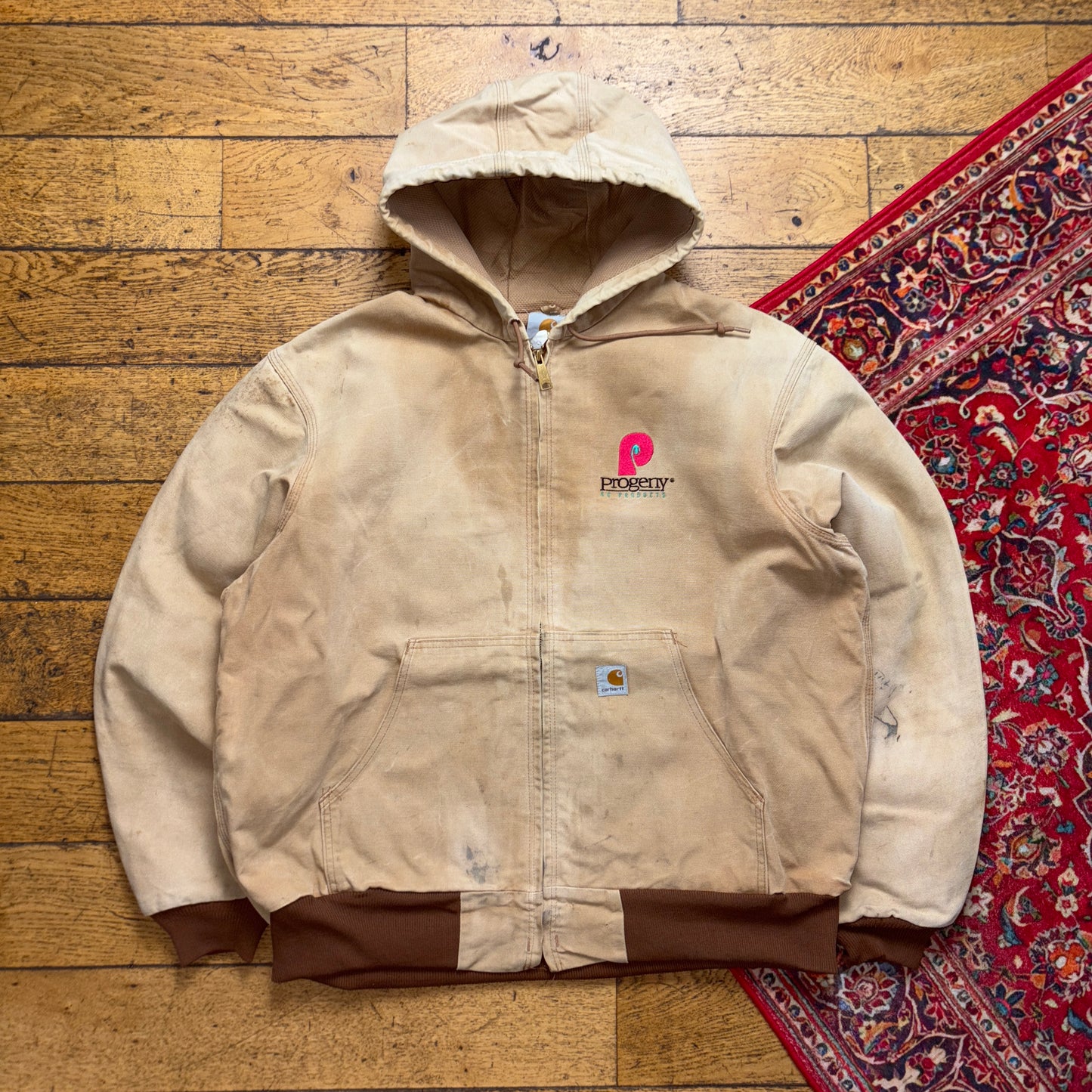 Vintage Carhartt Brown Active Workwear Jacket - XL
