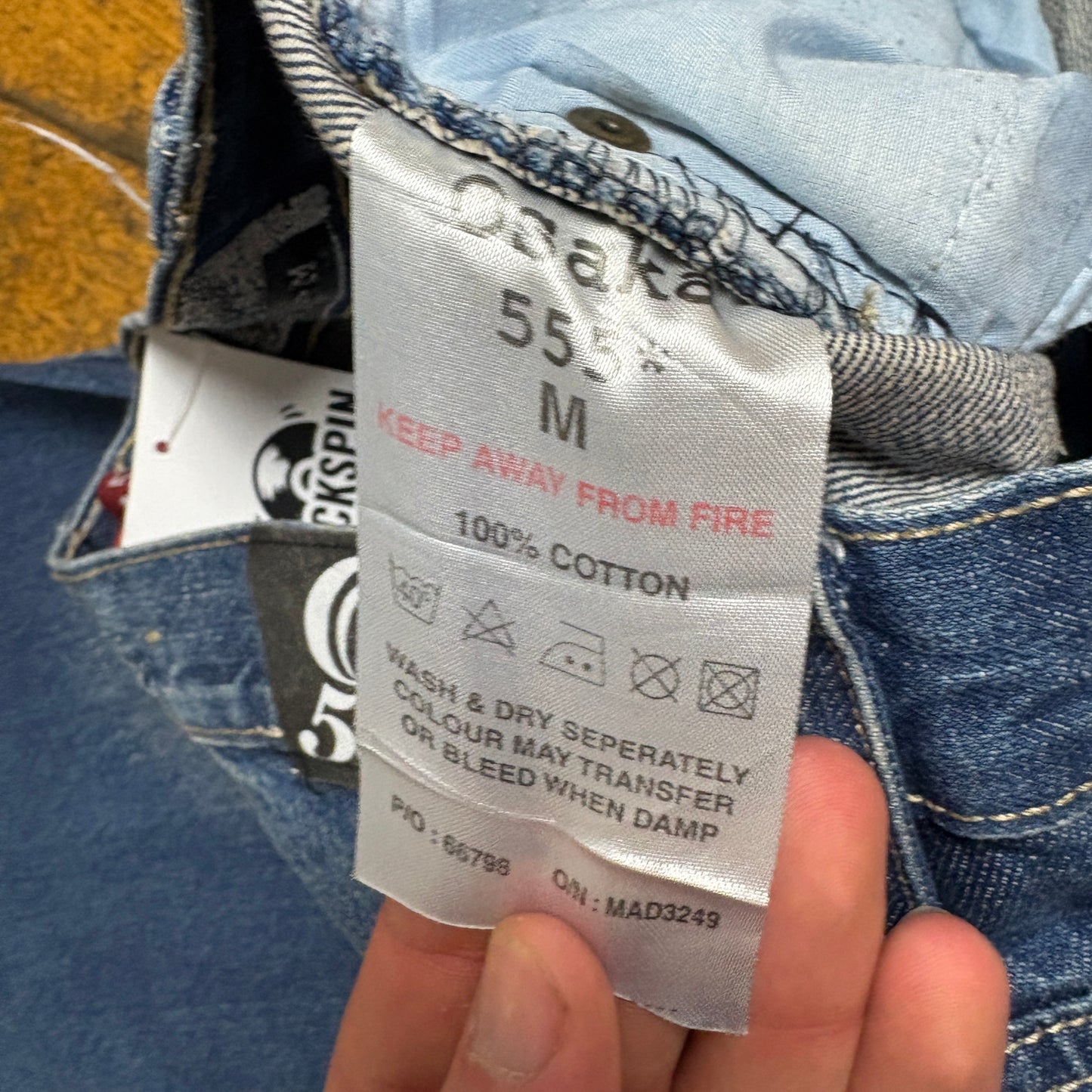 Vintage Blue Denim Shorts - 34
