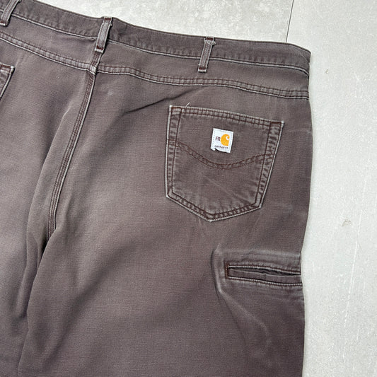 Vintage Carhartt Workwear Baggy Brown Carpenter Shorts - 48
