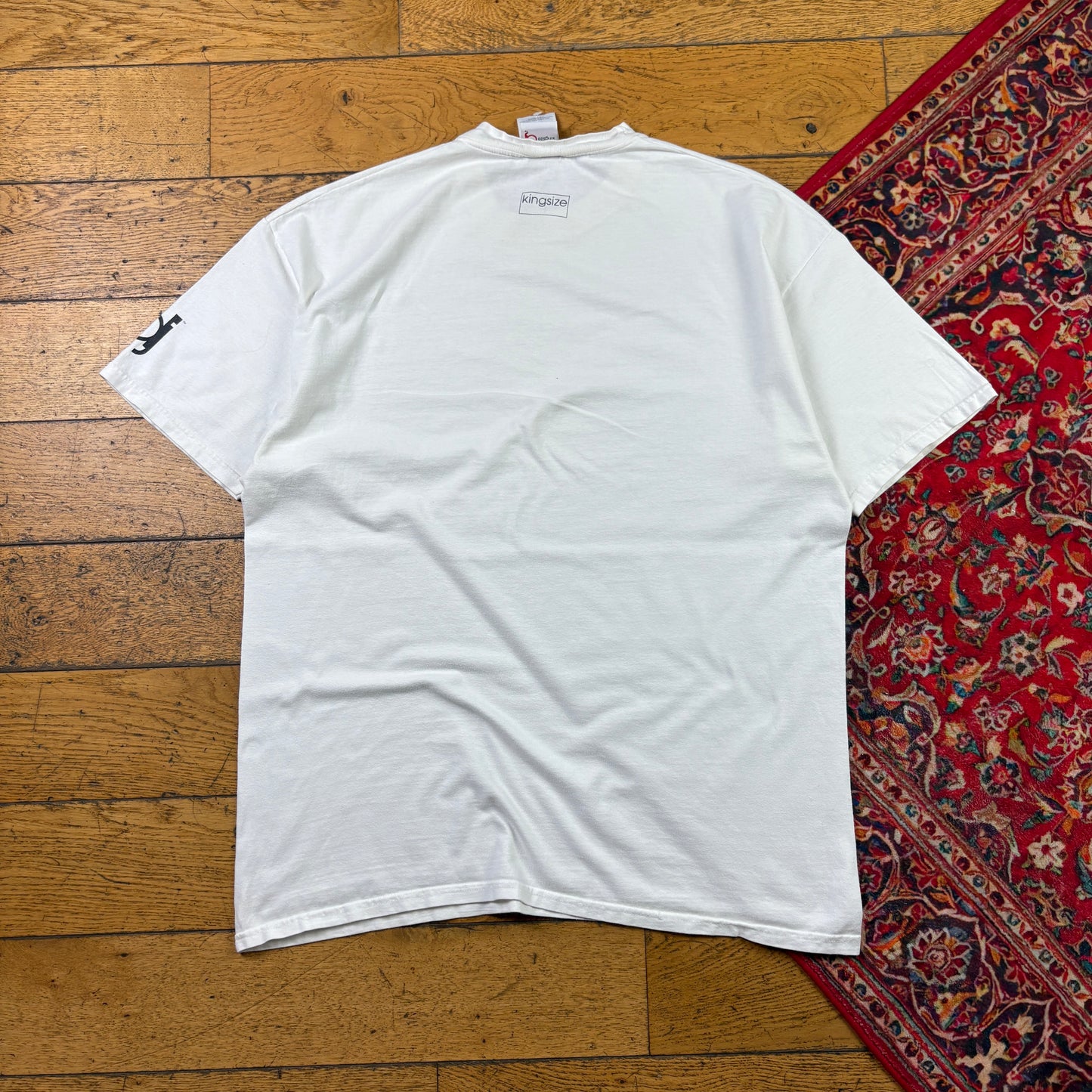 Vintage 90s Single Stitch White Turntable DJ Graphic T-Shirt - XL