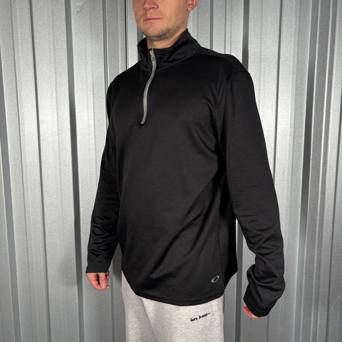 Oakley Black Hiking Gorpcore Zip Sweatshirt - XL