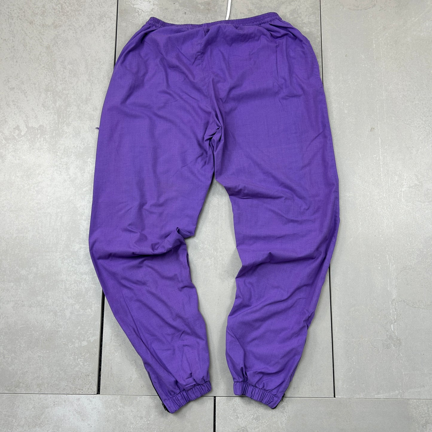 Vintage Puma Purple Baggy Tracksuit Sweatpants Track Pants Bottoms - L