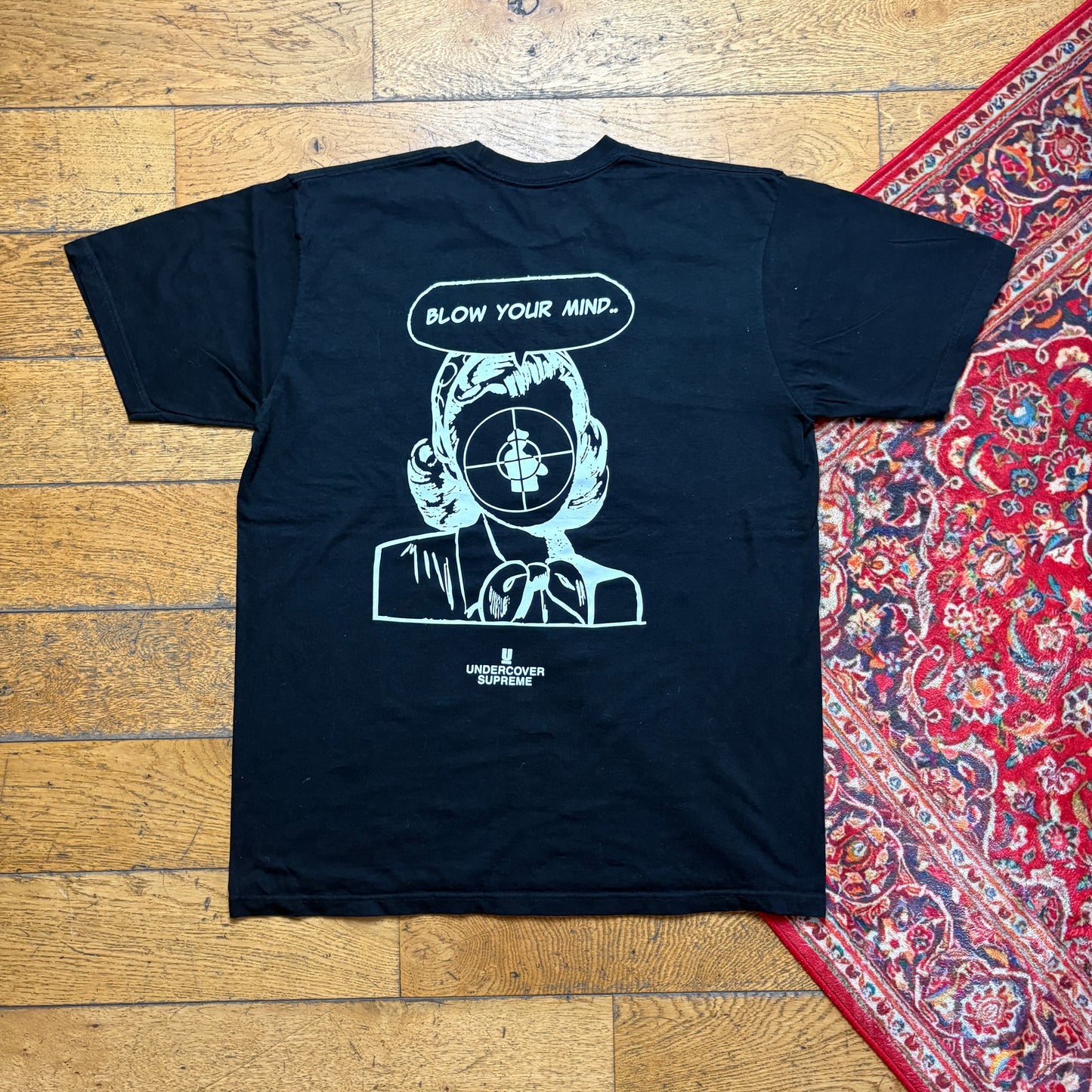 Vintage Supreme Public Enemy Black Graphic T-Shirt - M