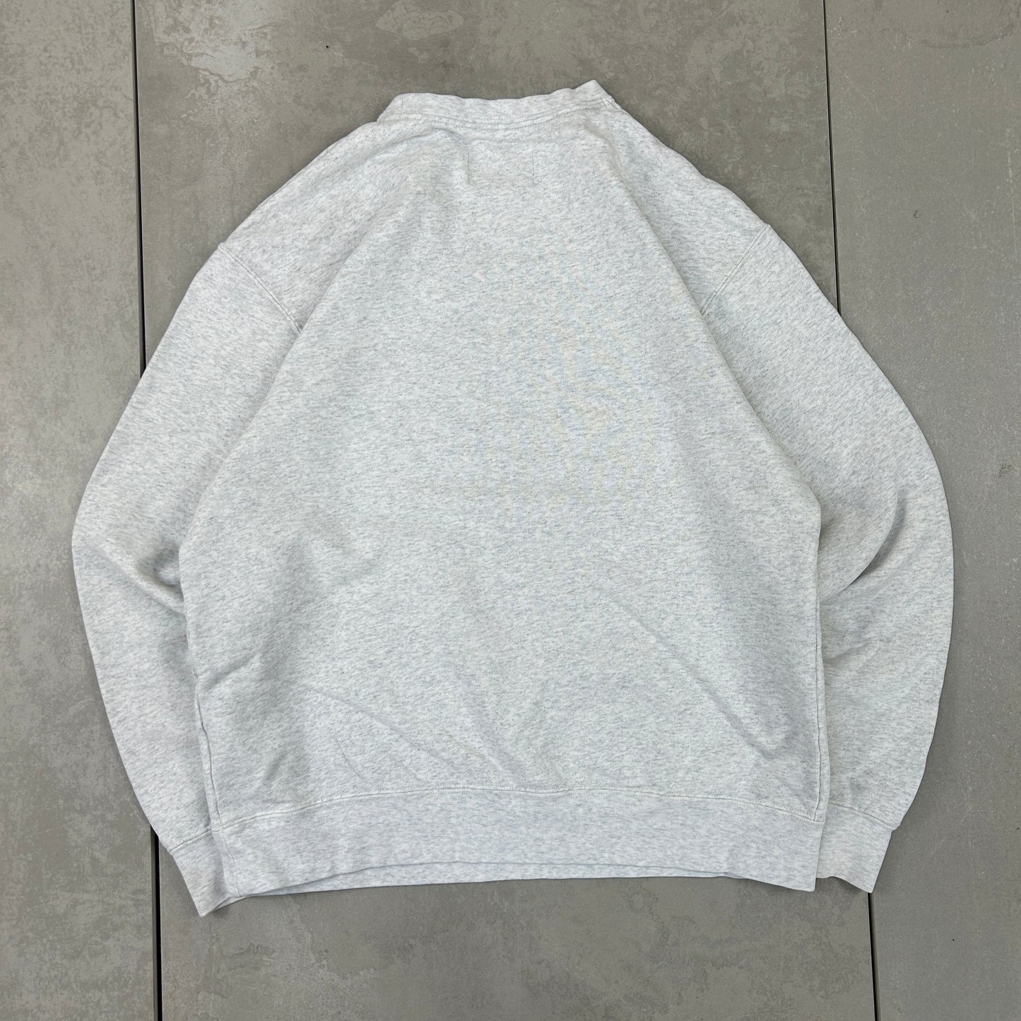Vintage 00s Nike Air Jordan Grey Embroidered Sweatshirt - M