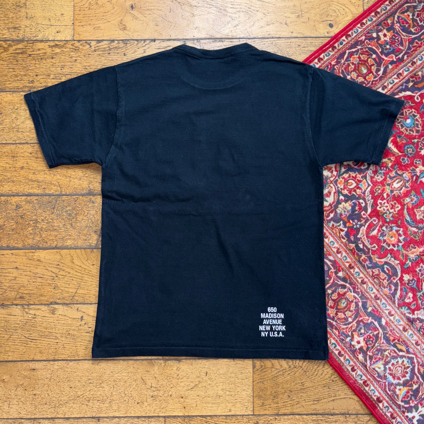 Vintage Bape Bathing Ape New York Black Graphic T-Shirt - S