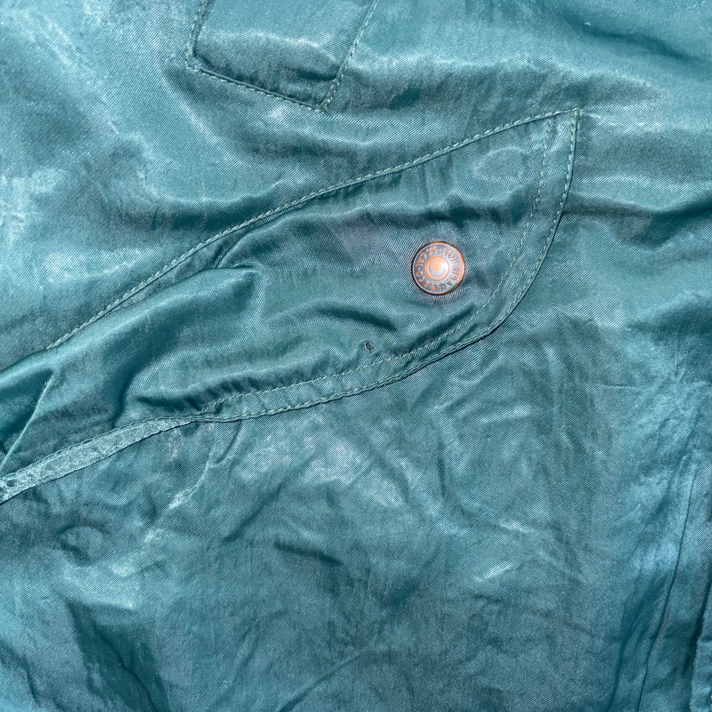 Vintage Levis Green Lightweight Cropped Bomber Jacket - M