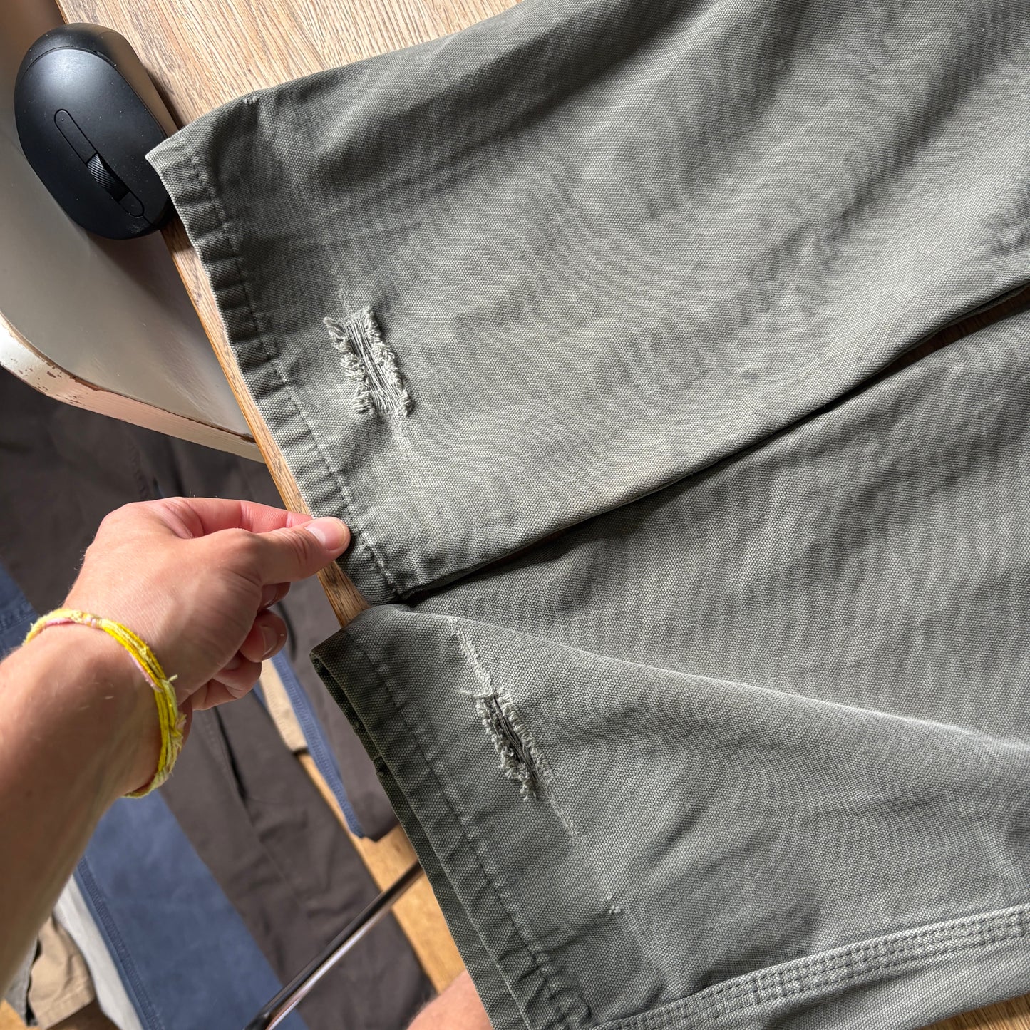 Vintage Dickies Green Workwear Carpenter Baggy Trousers - 34R