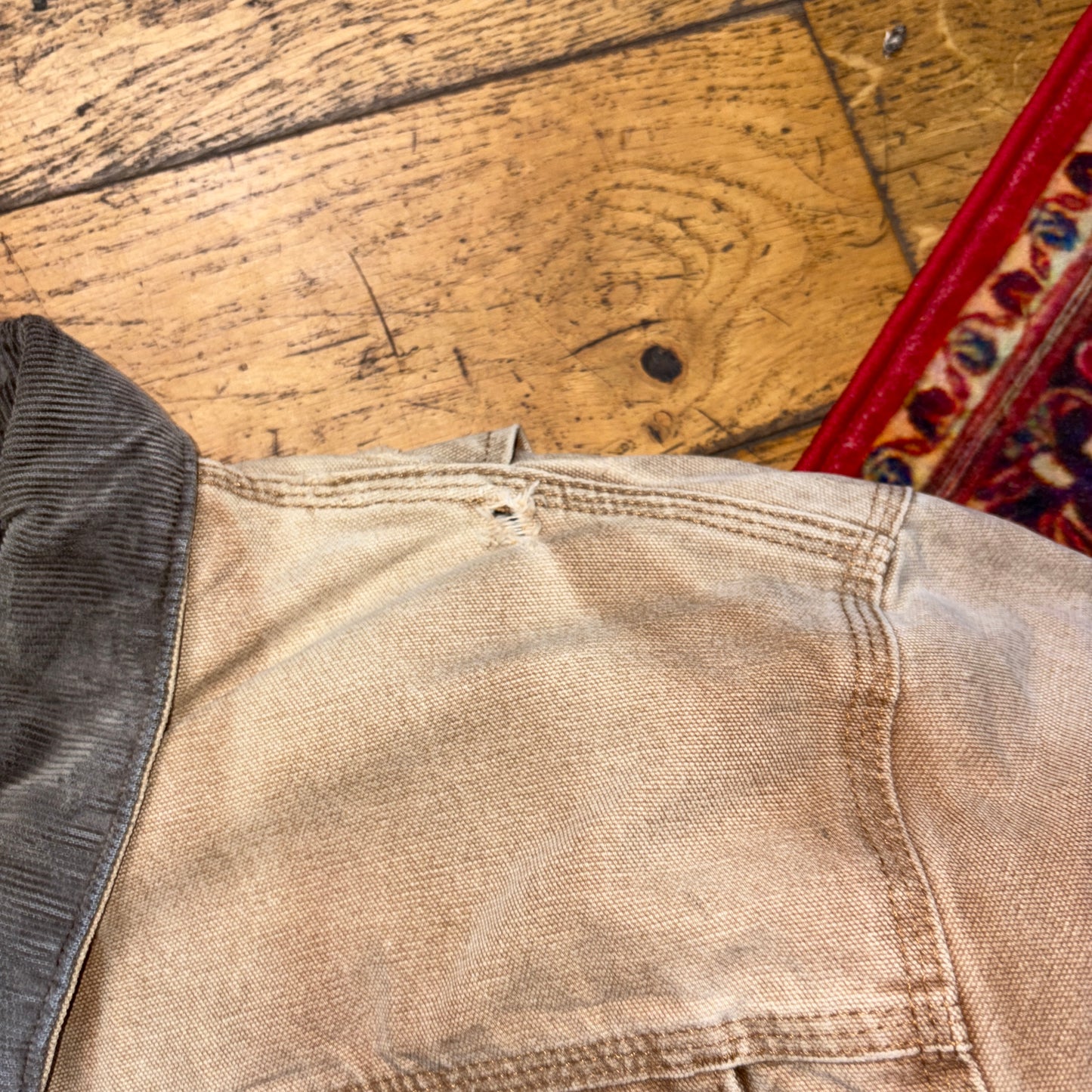 Vintage Carhartt Brown Cropped Workwear Jacket - 2XL