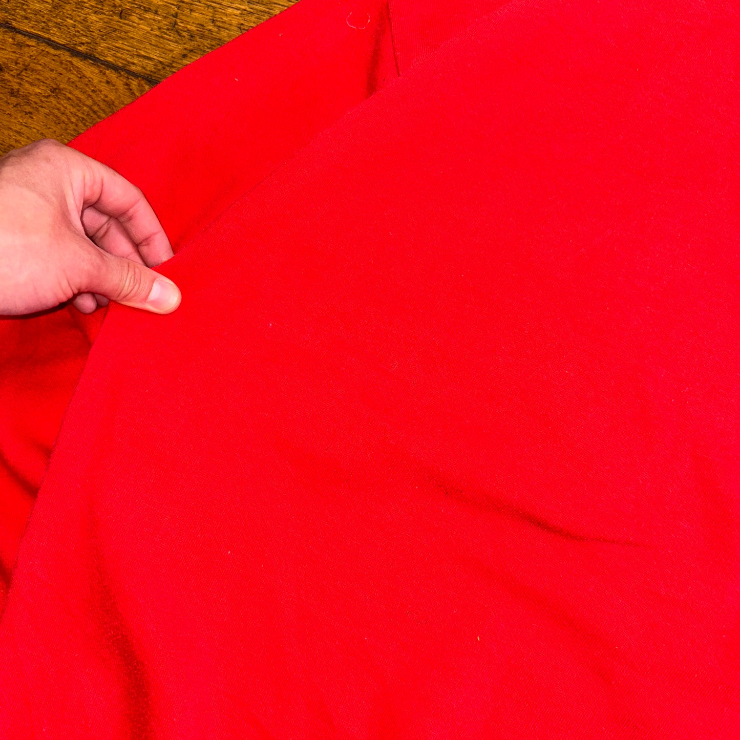 Vintage 90s Adidas Red Quarter Zip Embroidered Sweatshirt - M