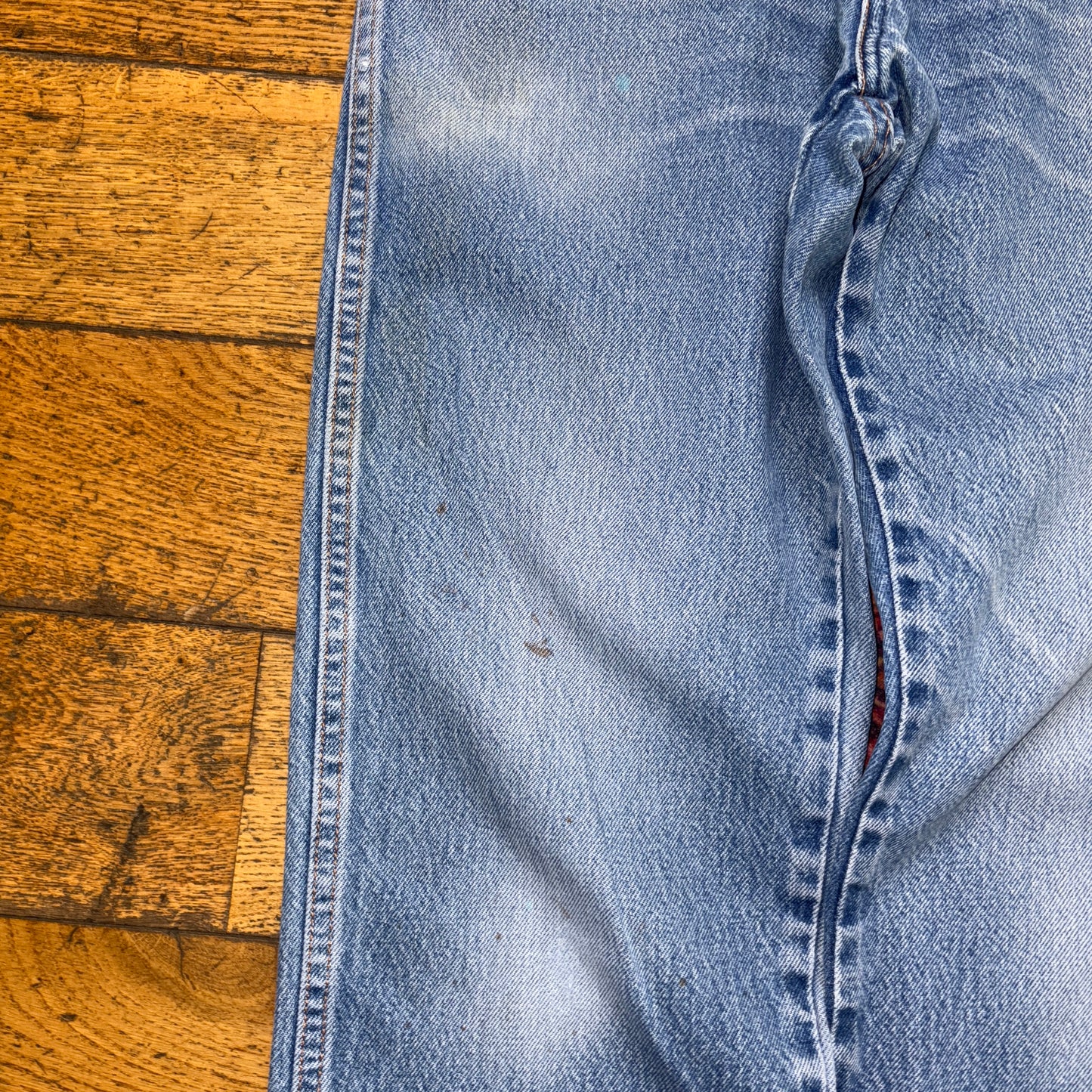Vintage Dickies Workwear Carpenter Straight Blue Jeans - 33L